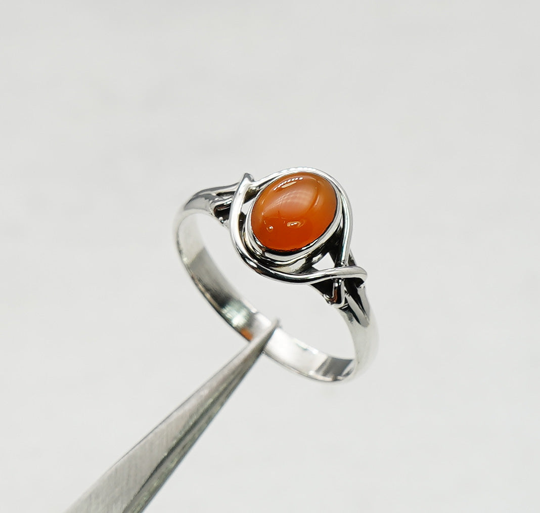 925 Solid Sterling Silver Natural Gemstone Designer Ring