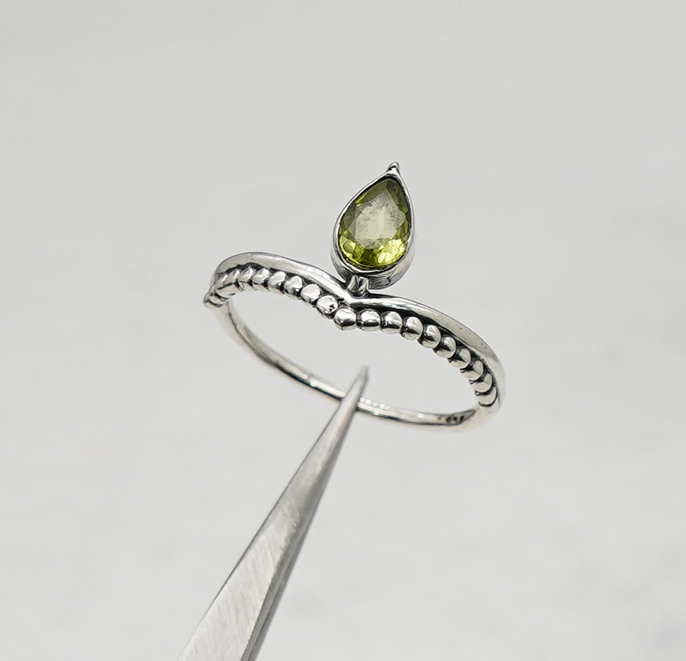 925 Solid Sterling Silver Natural Faceted Gemstone Designer Ring
