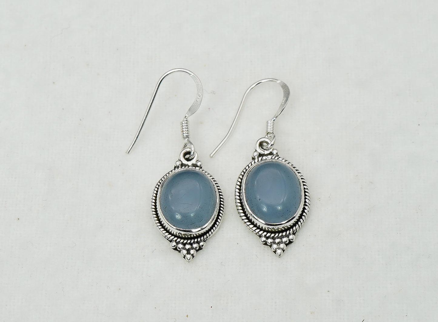 925 Solid Sterling Silver Natural Gemstone Earring