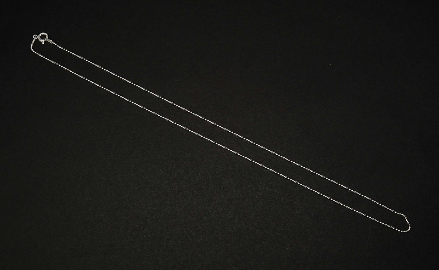 925 Solid Sterling Silver Plain Chain-18 Inch