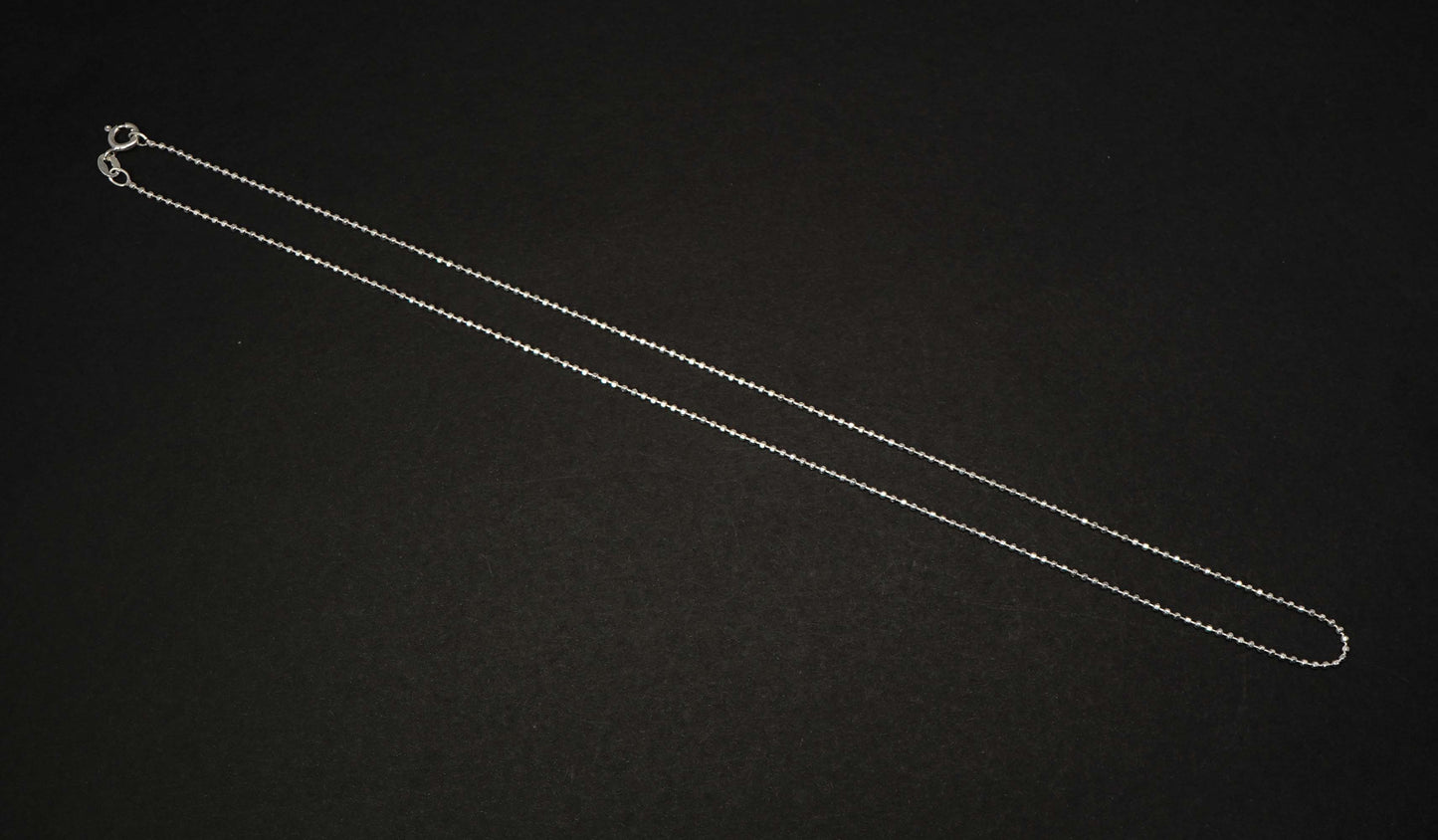 925 Solid Sterling Silver Plain Chain-20 Inch