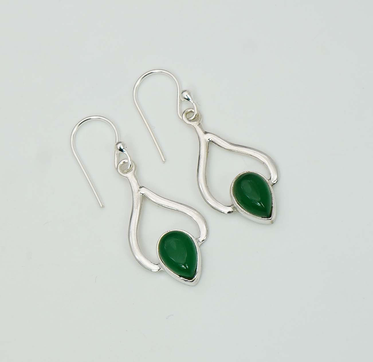 925 Solid Sterling Silver Natural Gemstone Earring Jewelry