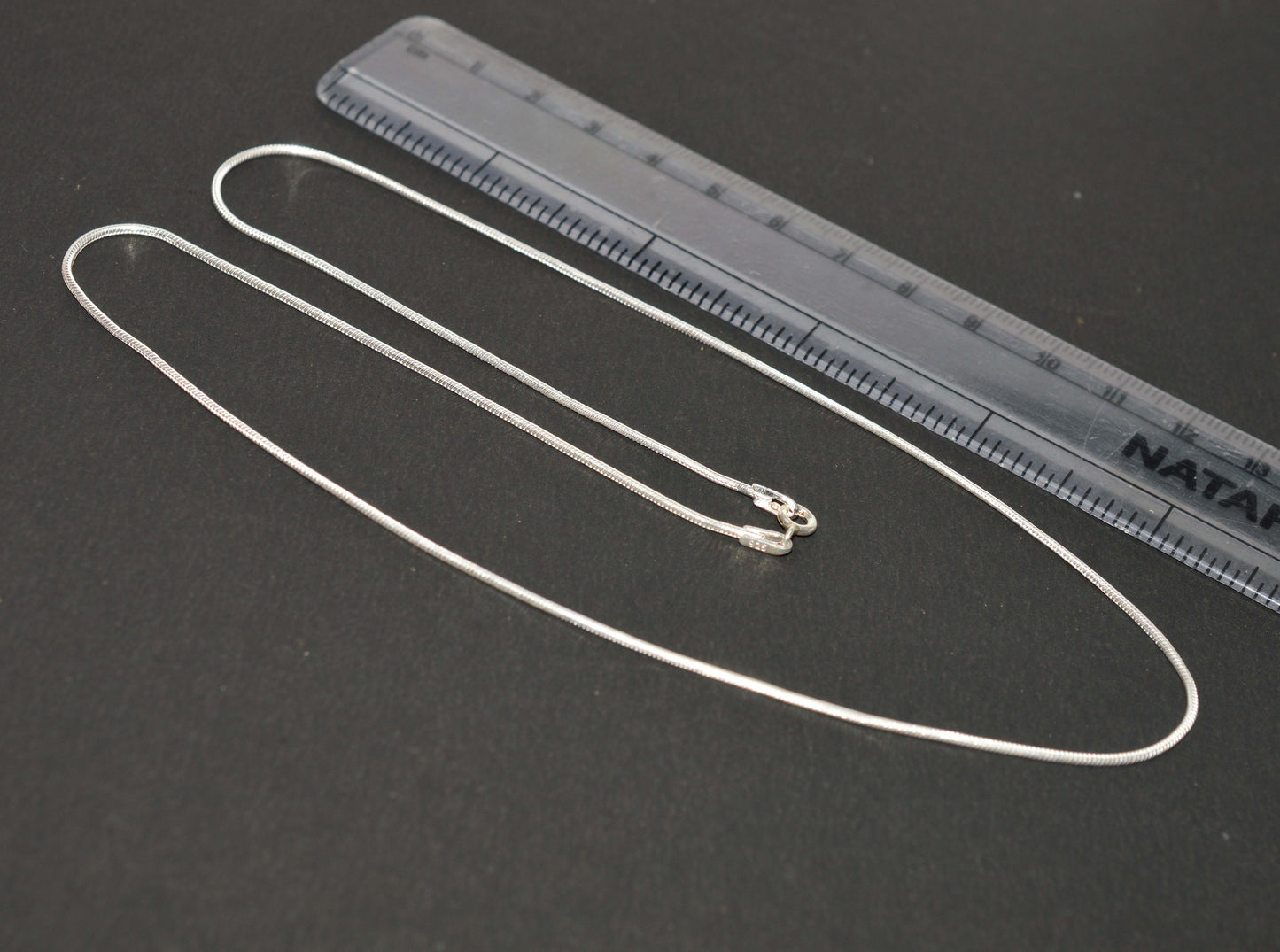 925 SOLID STERLING SILVER PLAIN SNAKE CHAIN -20 INCH