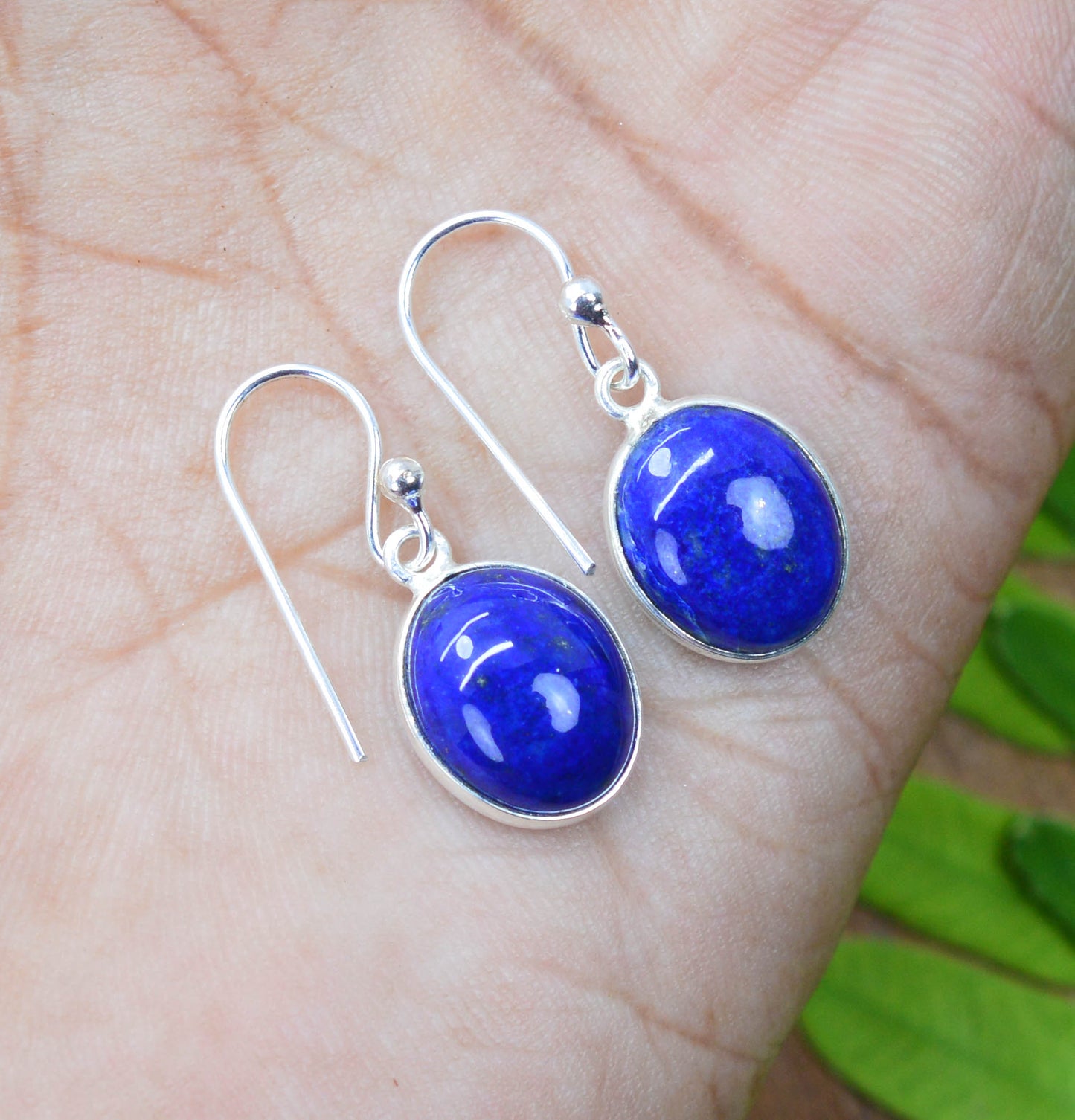 WHOLESALE 5PR 925 SOLID STERLING SILVER BLUE LAPIS LAZULI EARRING LOT