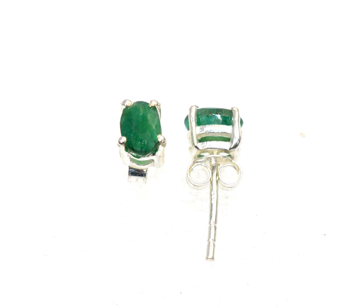 WHOLESALE 21PR 925 STERLING Simulated Ruby SAPPHIRE STUD EARRING LOT