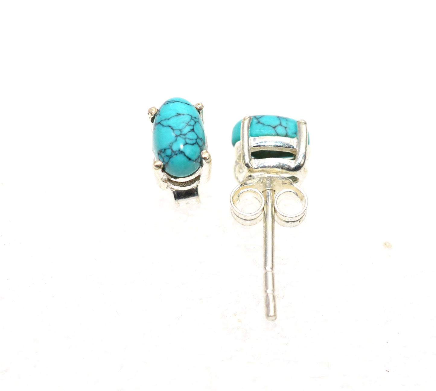 WHOLESALE 11PPR 925 SOLID STERLING SILVER BLACK ONYX MIX STONE STUD LOT