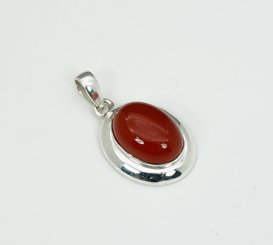 925 Solid Sterling Silver Natural Gemstone Pendant Jewelry