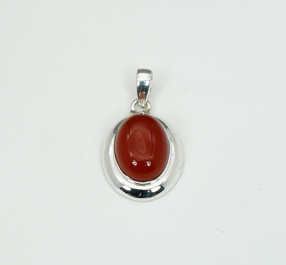 925 Solid Sterling Silver Natural Gemstone Pendant Jewelry