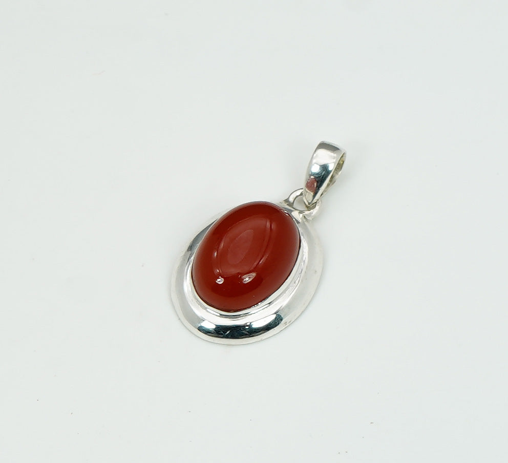 925 Solid Sterling Silver Natural Gemstone Pendant Jewelry