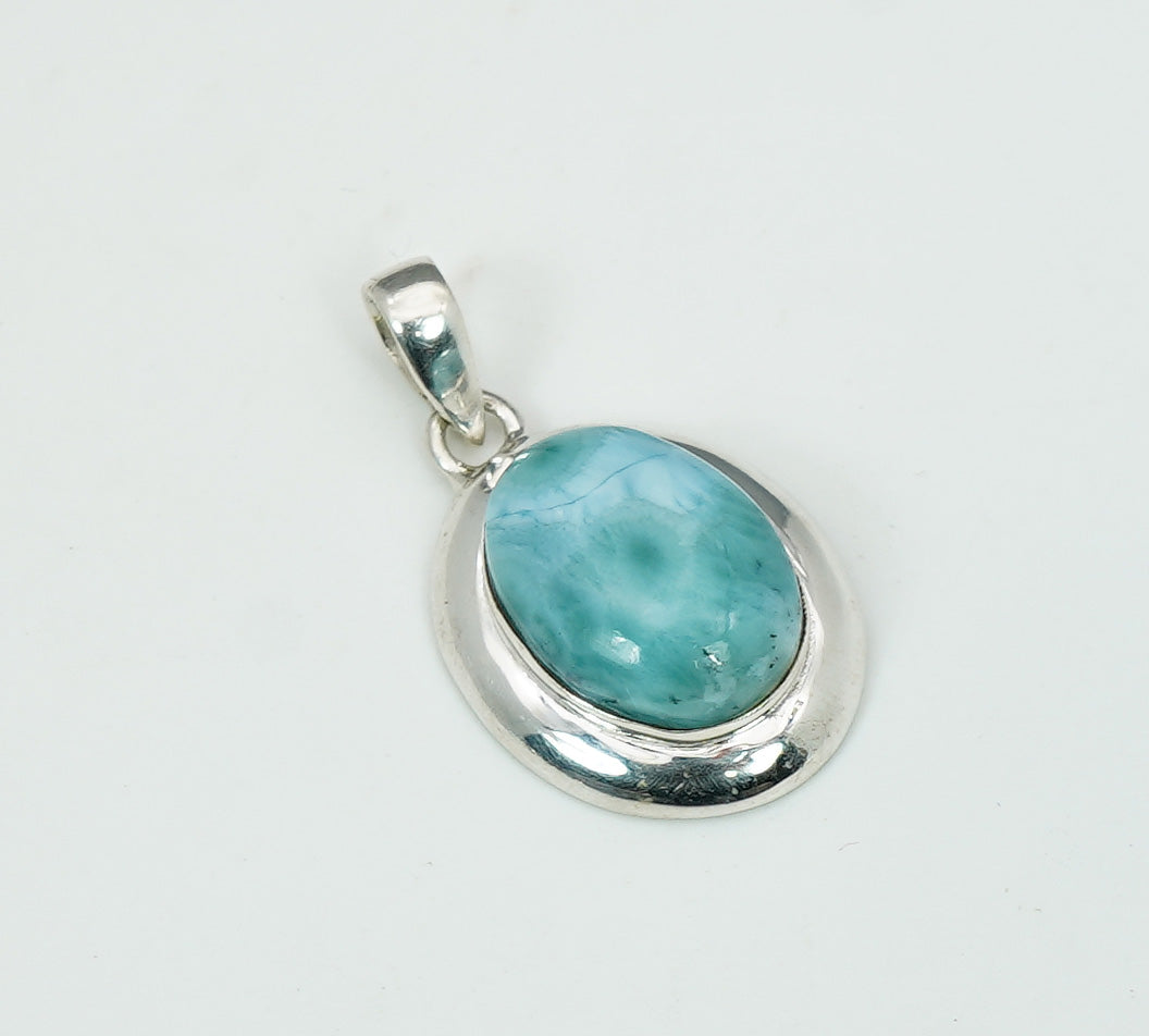 925 Solid Sterling Silver Natural Gemstone Pendant Jewelry