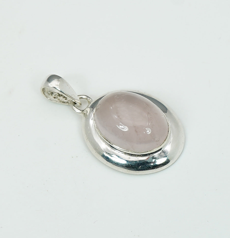 925 Solid Sterling Silver Natural Gemstone Pendant Jewelry