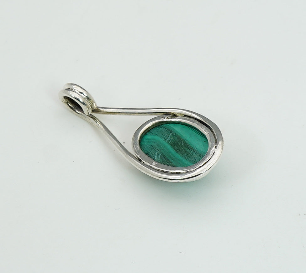 925 Solid Sterling Silver Natural Gemstone Pendant