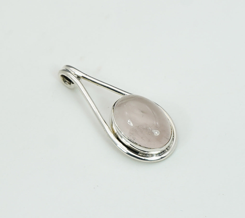 925 Solid Sterling Silver Natural Gemstone Pendant