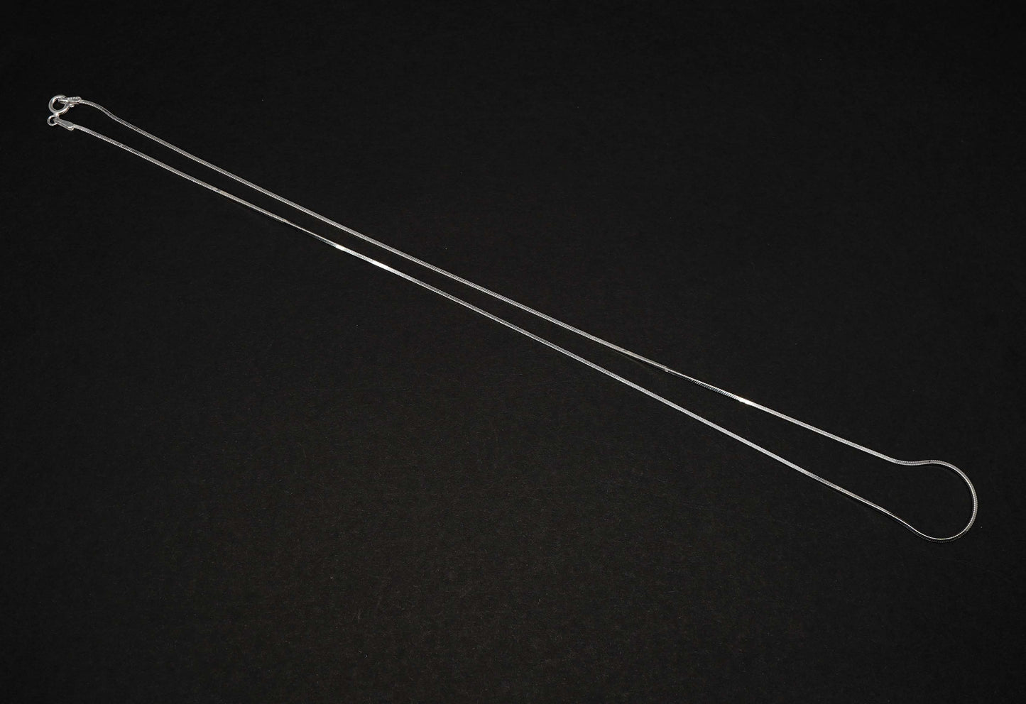 925 Solid Sterling Silver Plain Chain-20 Inch