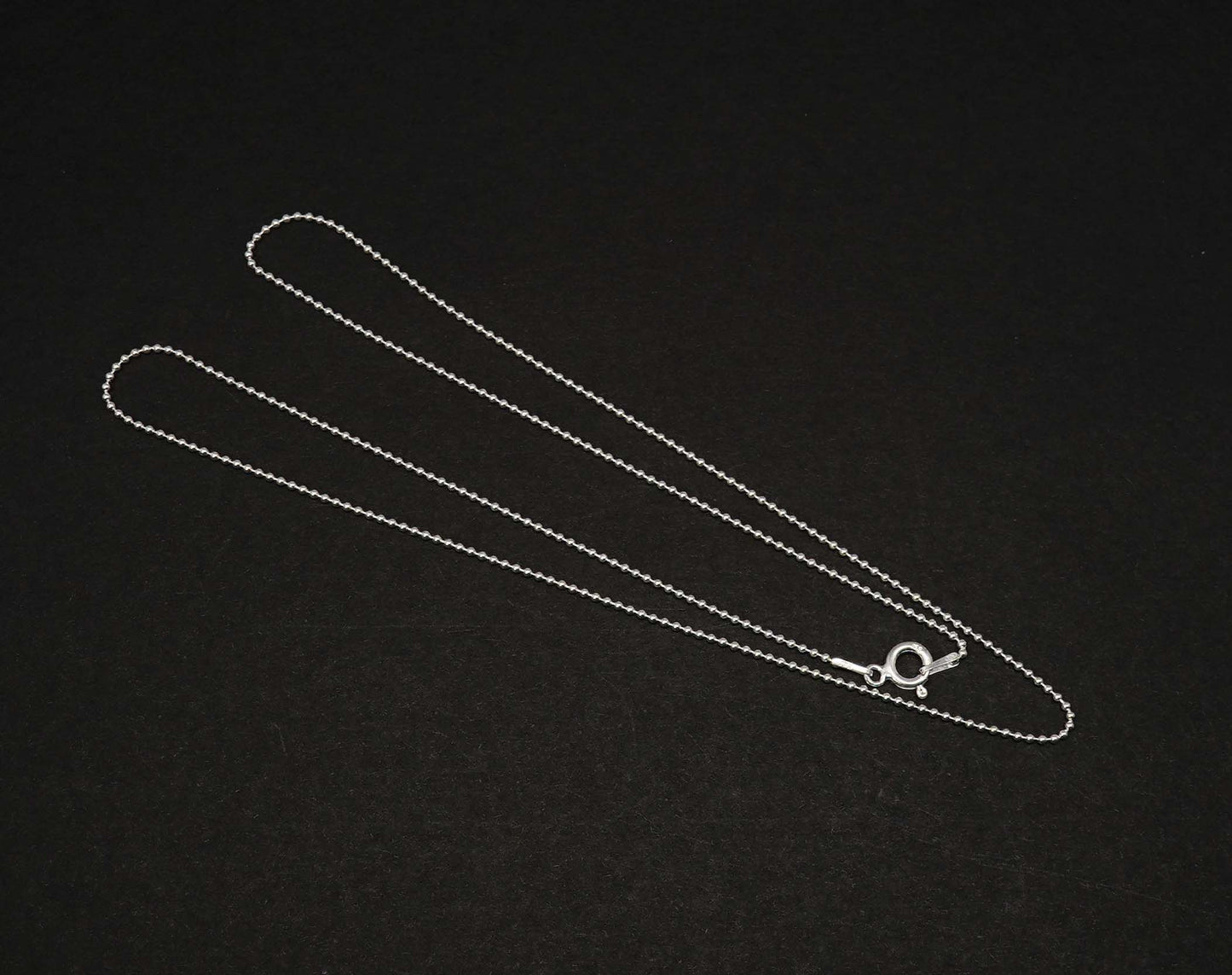 925 Solid Sterling Silver Plain Chain-18 Inch
