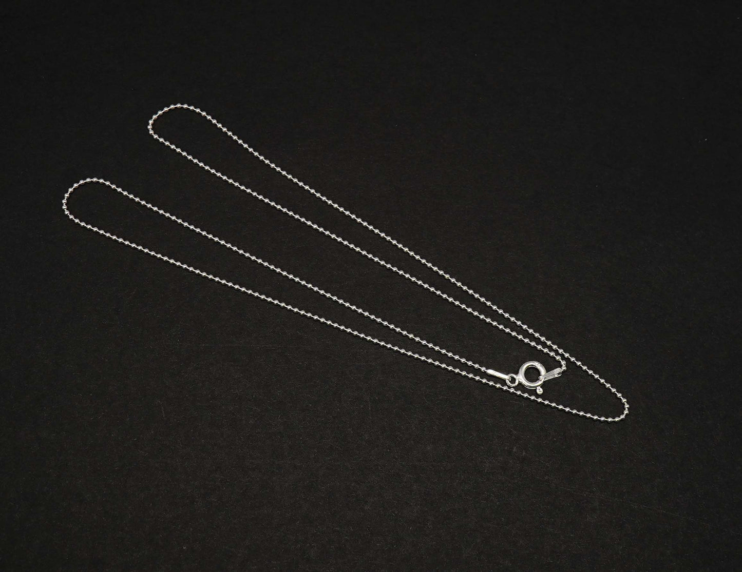 925 Solid Sterling Silver Plain Chain-18 Inch