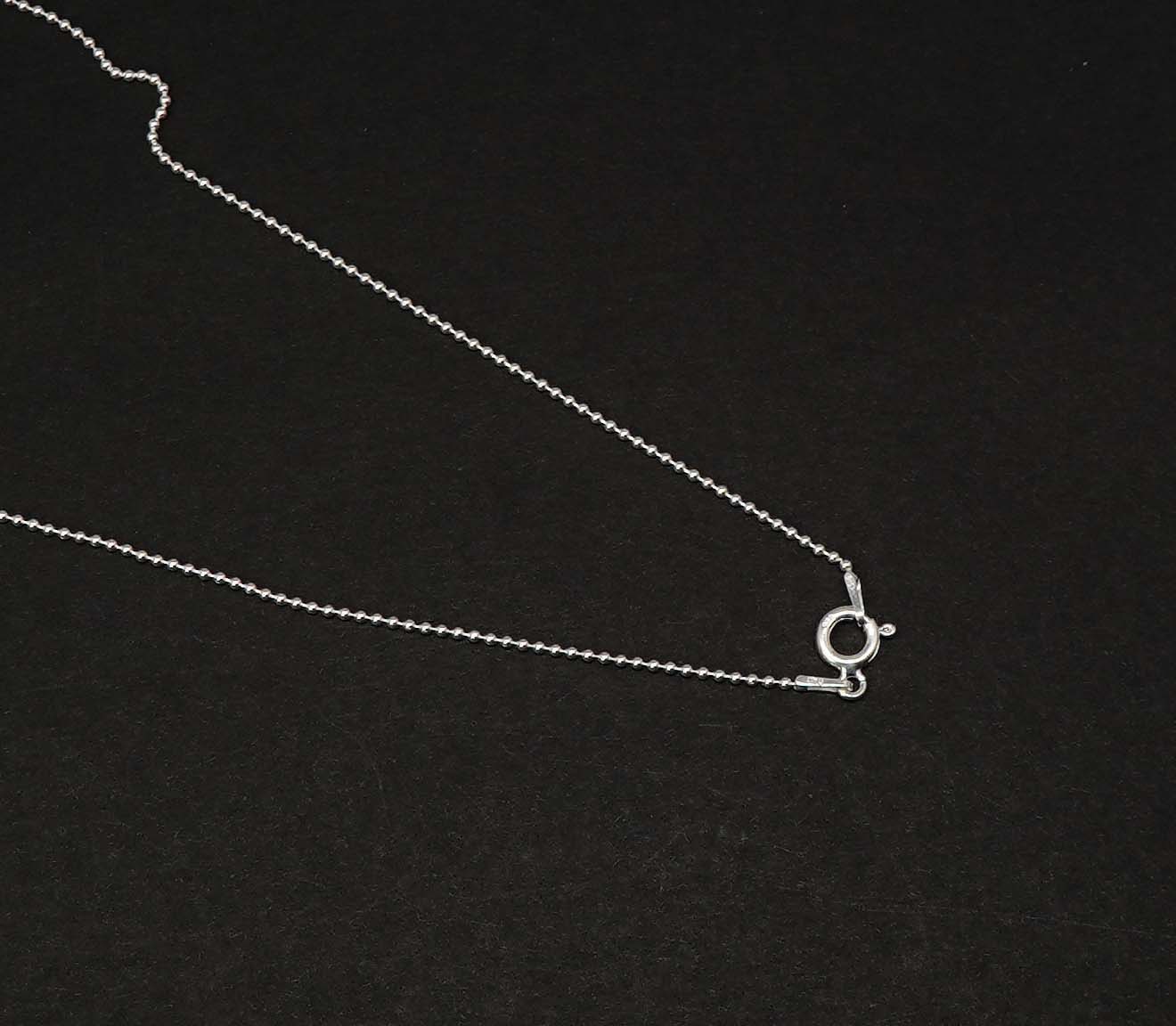 925 Solid Sterling Silver Plain Chain-18 Inch