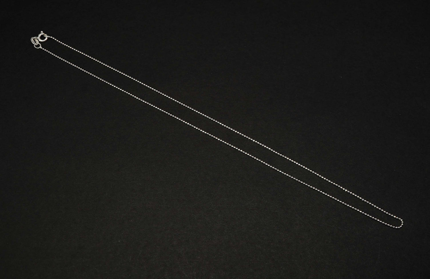 925 Solid Sterling Silver Plain Chain-20 Inch