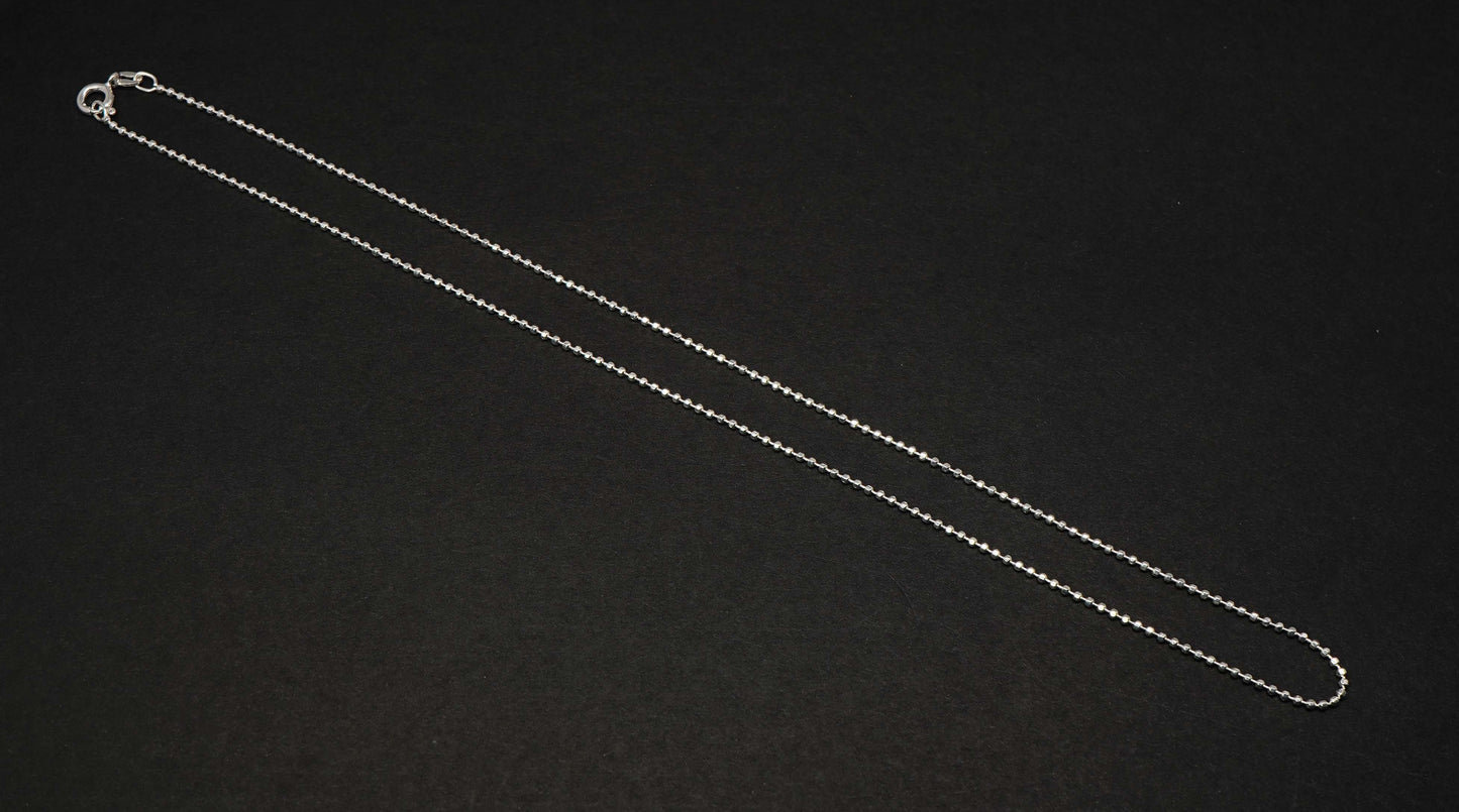925 Solid Sterling Silver Plain Chain-20 Inch