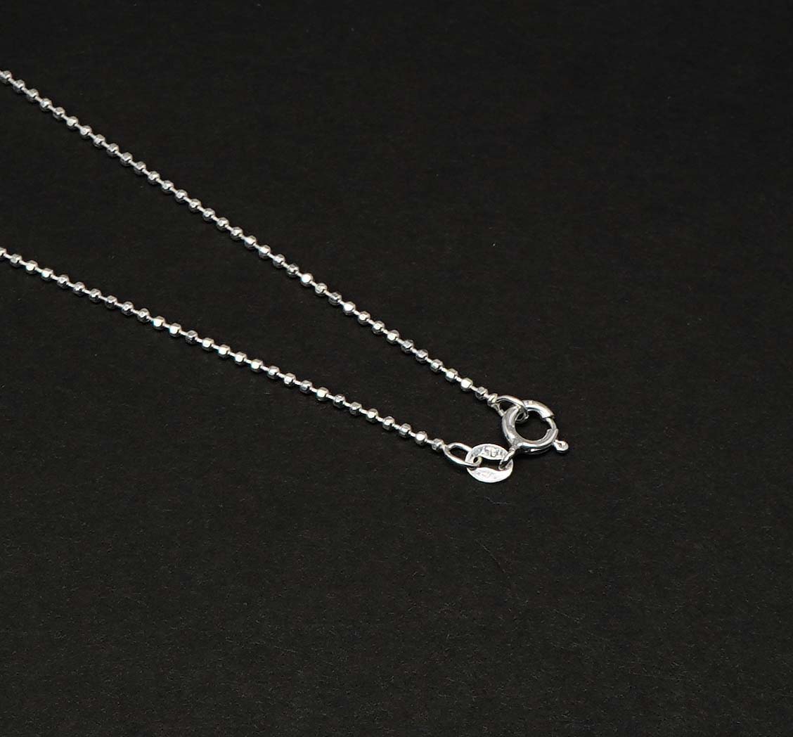 925 Solid Sterling Silver Plain Chain-20 Inch