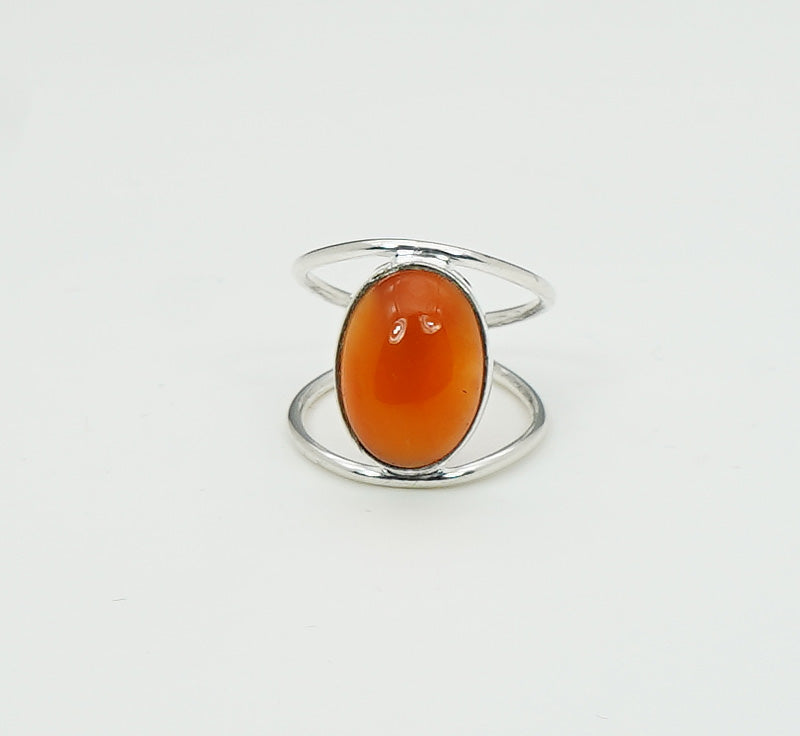 925 Solid Sterling Silver Natural Gemstone Designer Ring