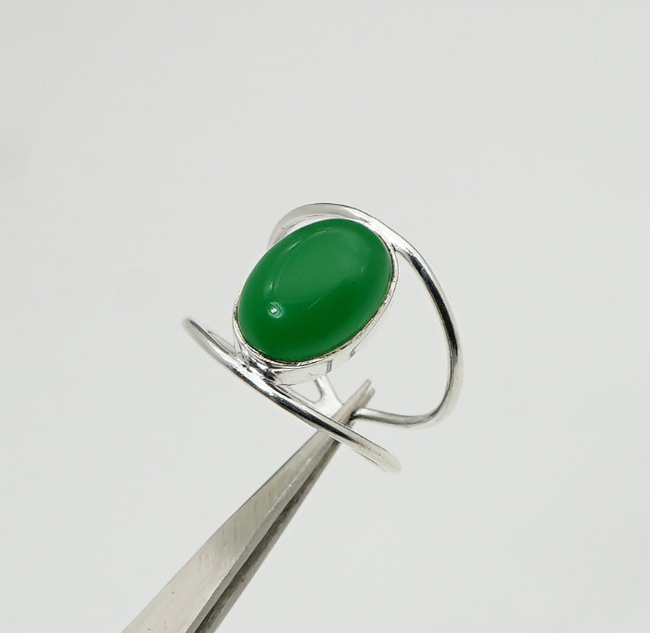 925 Solid Sterling Silver Natural Gemstone Designer Ring