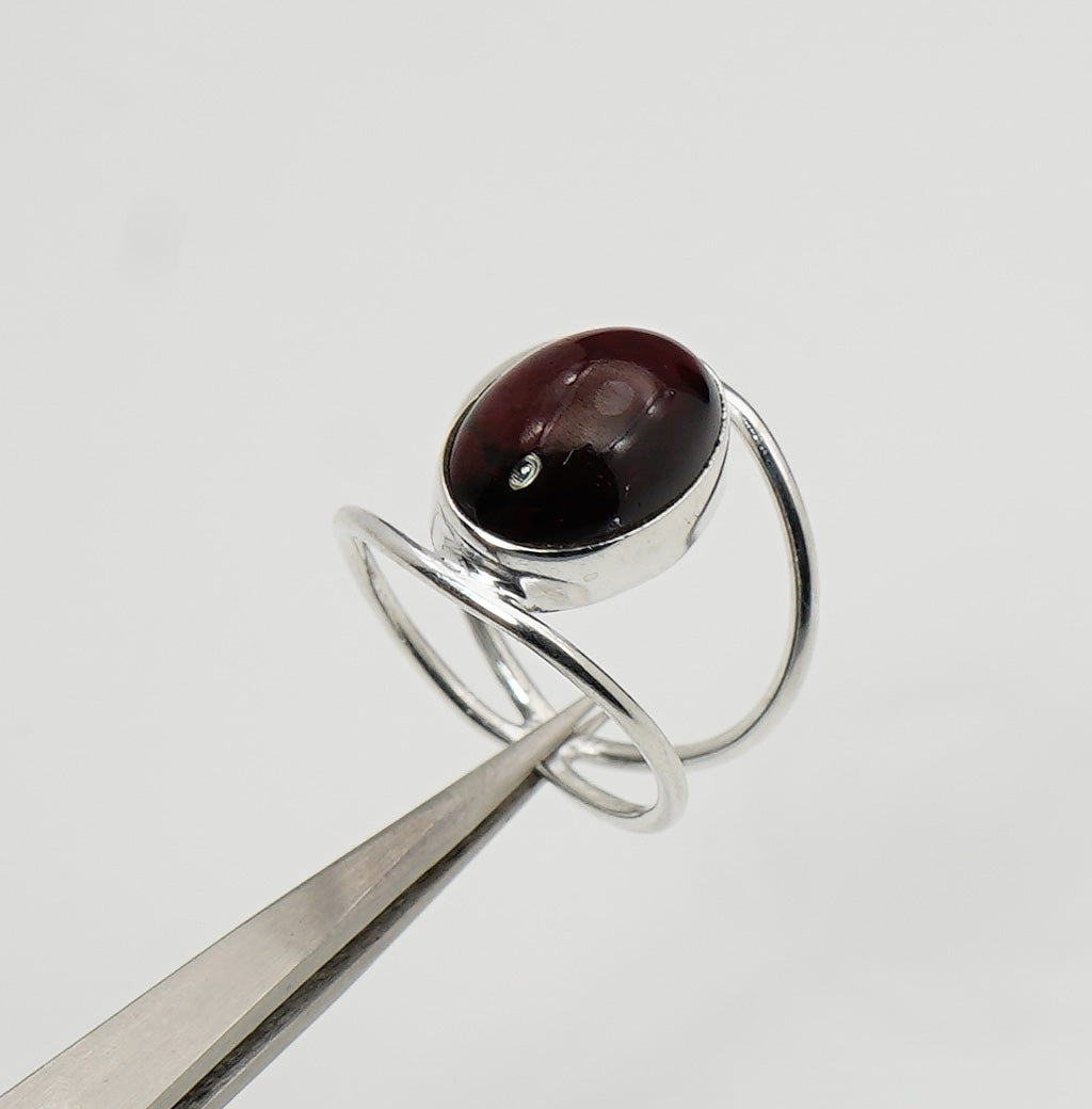 925 Solid Sterling Silver Natural Gemstone Designer Ring