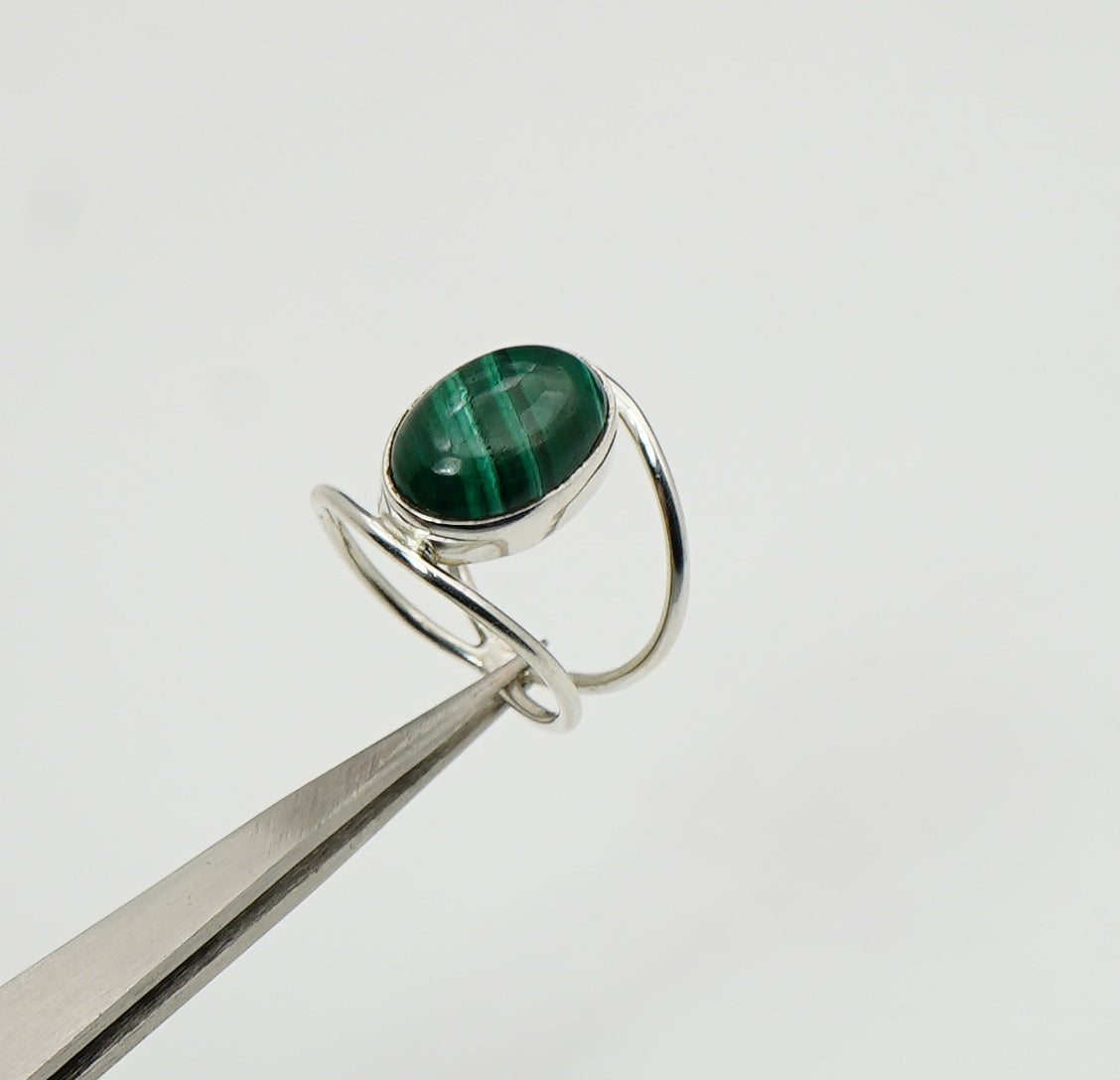 925 Solid Sterling Silver Natural Gemstone Designer Ring