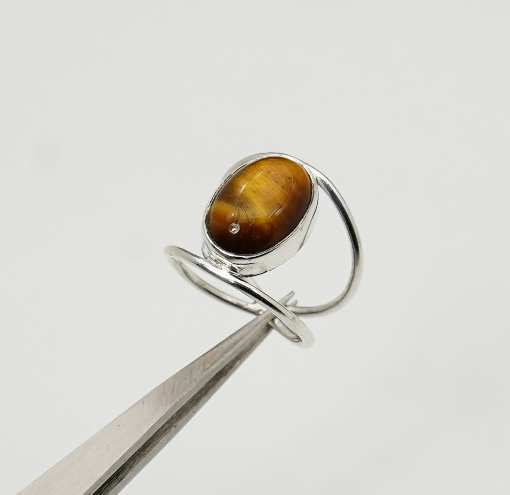 925 Solid Sterling Silver Natural Gemstone Designer Ring