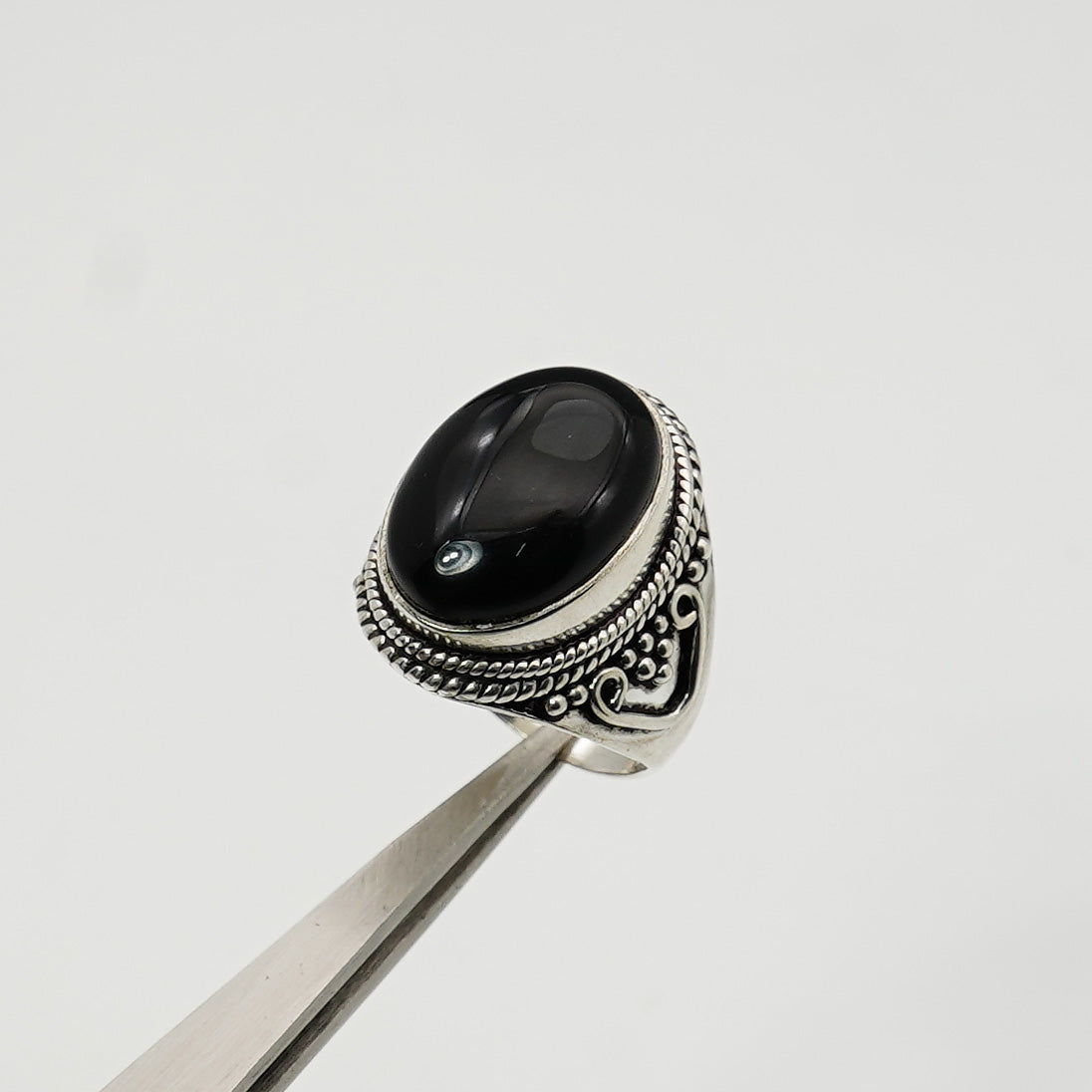 925 Solid Sterling Silver Natural Gemstone Designer Big Ring