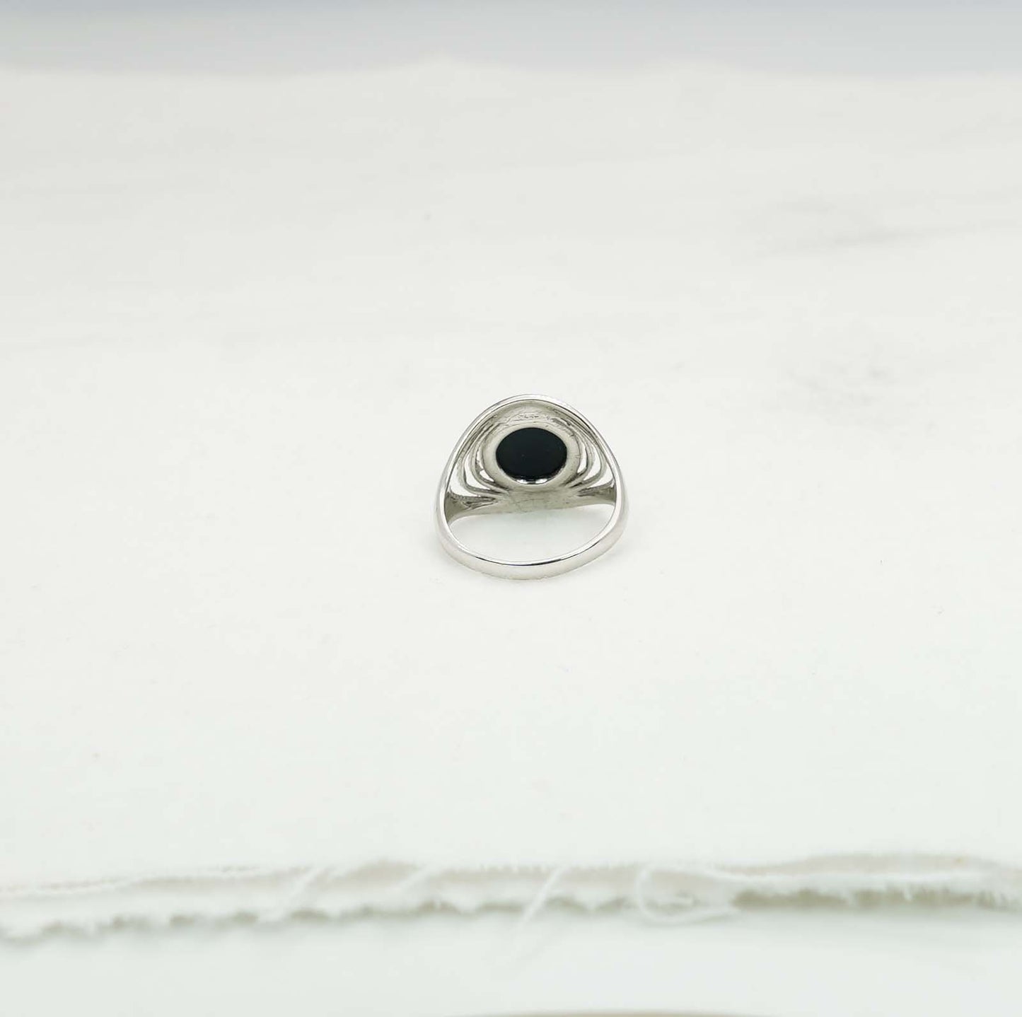 925 Solid Sterling Silver Natural Baltic Amber Ring - 3.6 Grams