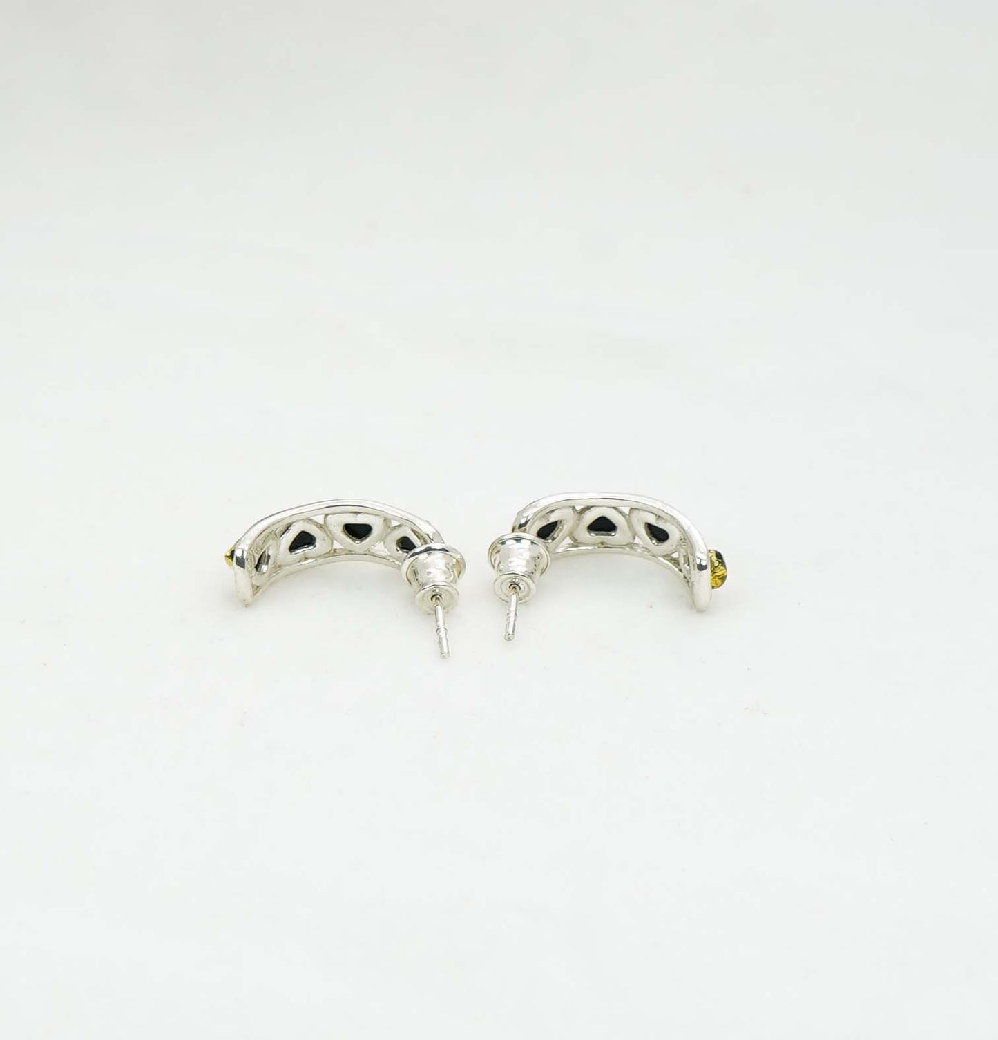 925 Solid Sterling Silver Natural Baltic Amber Hook Earring - 2.9 Grams