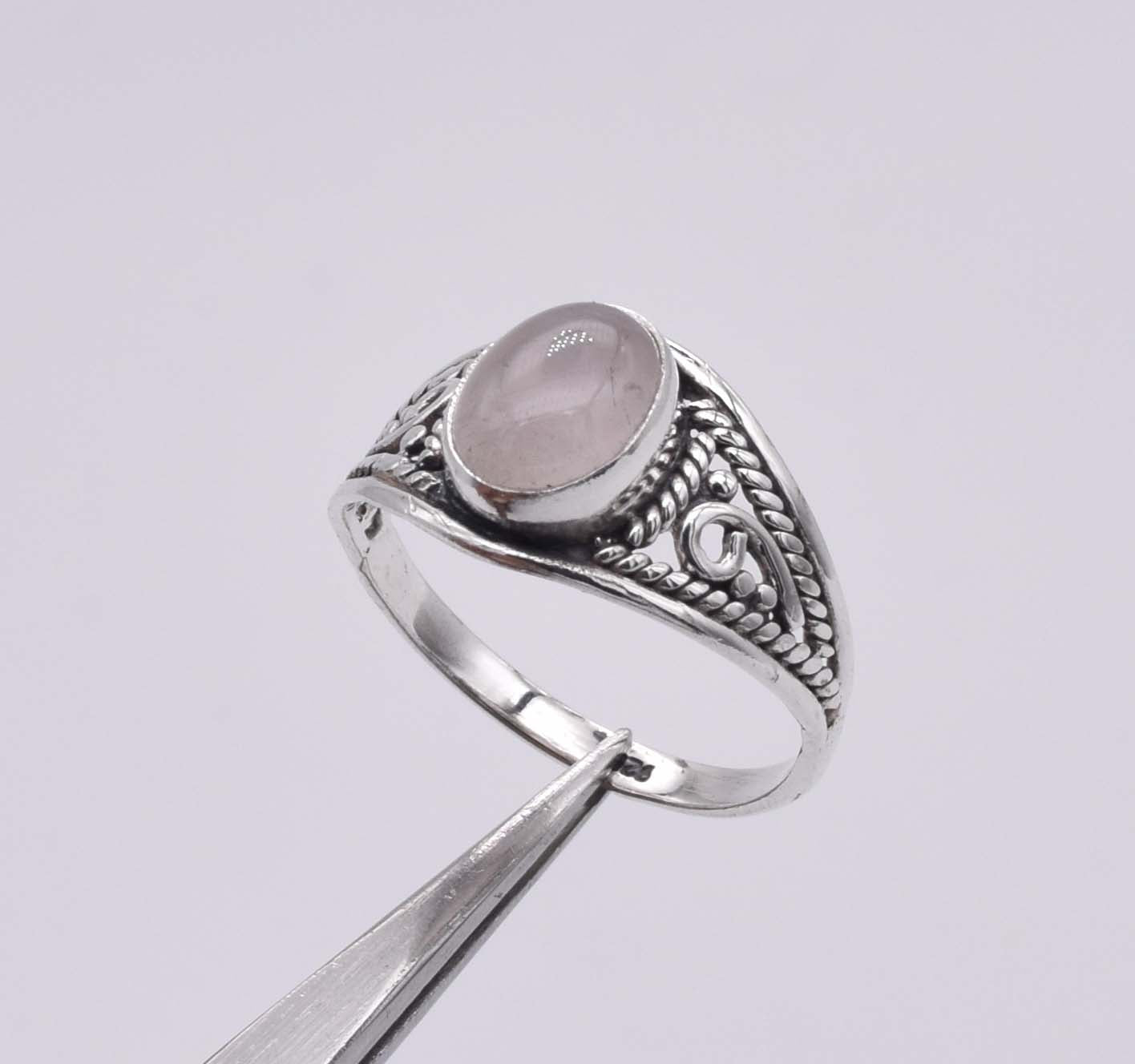 925 Solid Sterling Silver Plaster Ring - 2.6 Gram