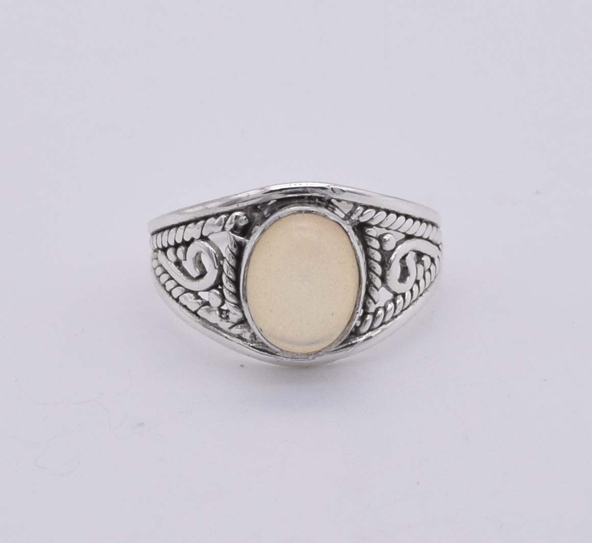 925 Solid Sterling Silver Plaster Ring - 2.6 Gram