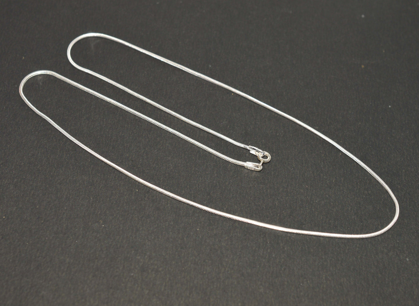 925 SOLID STERLING SILVER PLAIN SNAKE CHAIN -20 INCH