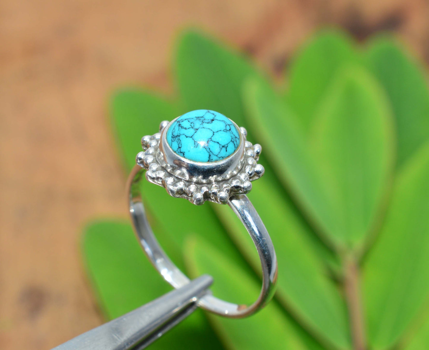 WHOLESALE 11PC 925 SOLID STERLING SILVER BLUE TURQUOISE RING LOT