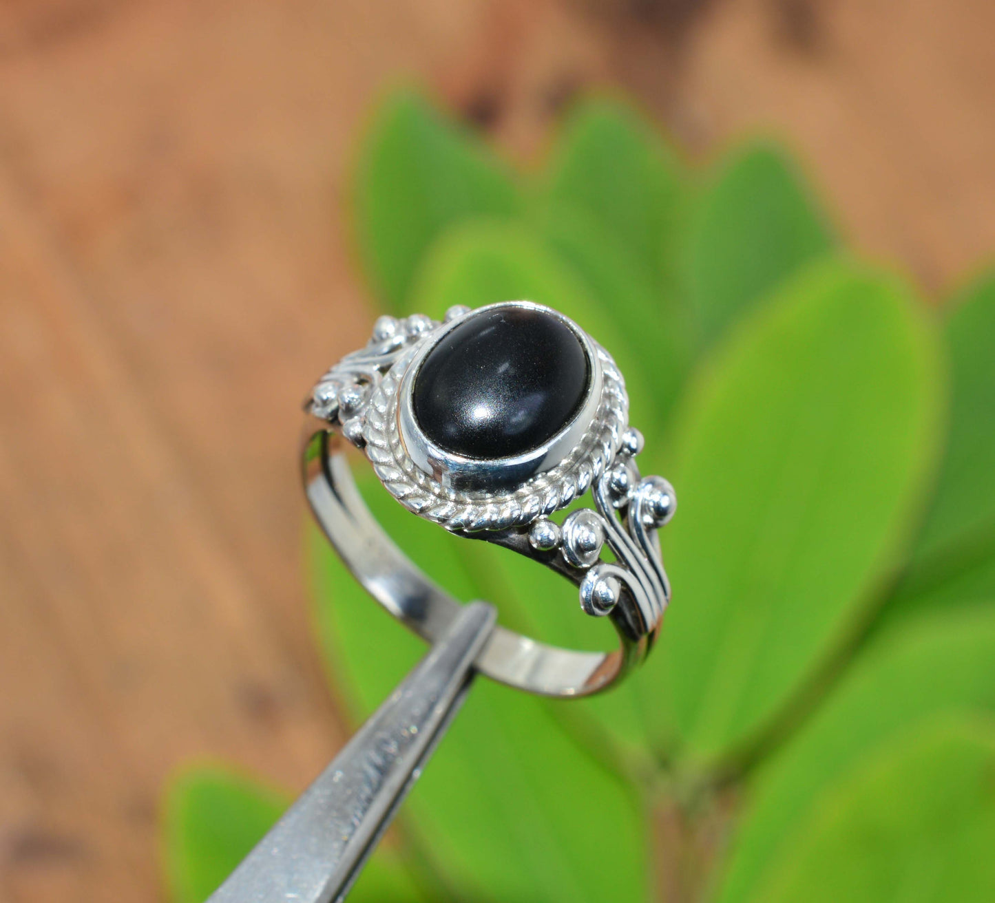 WHOLESALE 5PC 925 SOLID STERLING SILVER BLACK ONYX RING LOT