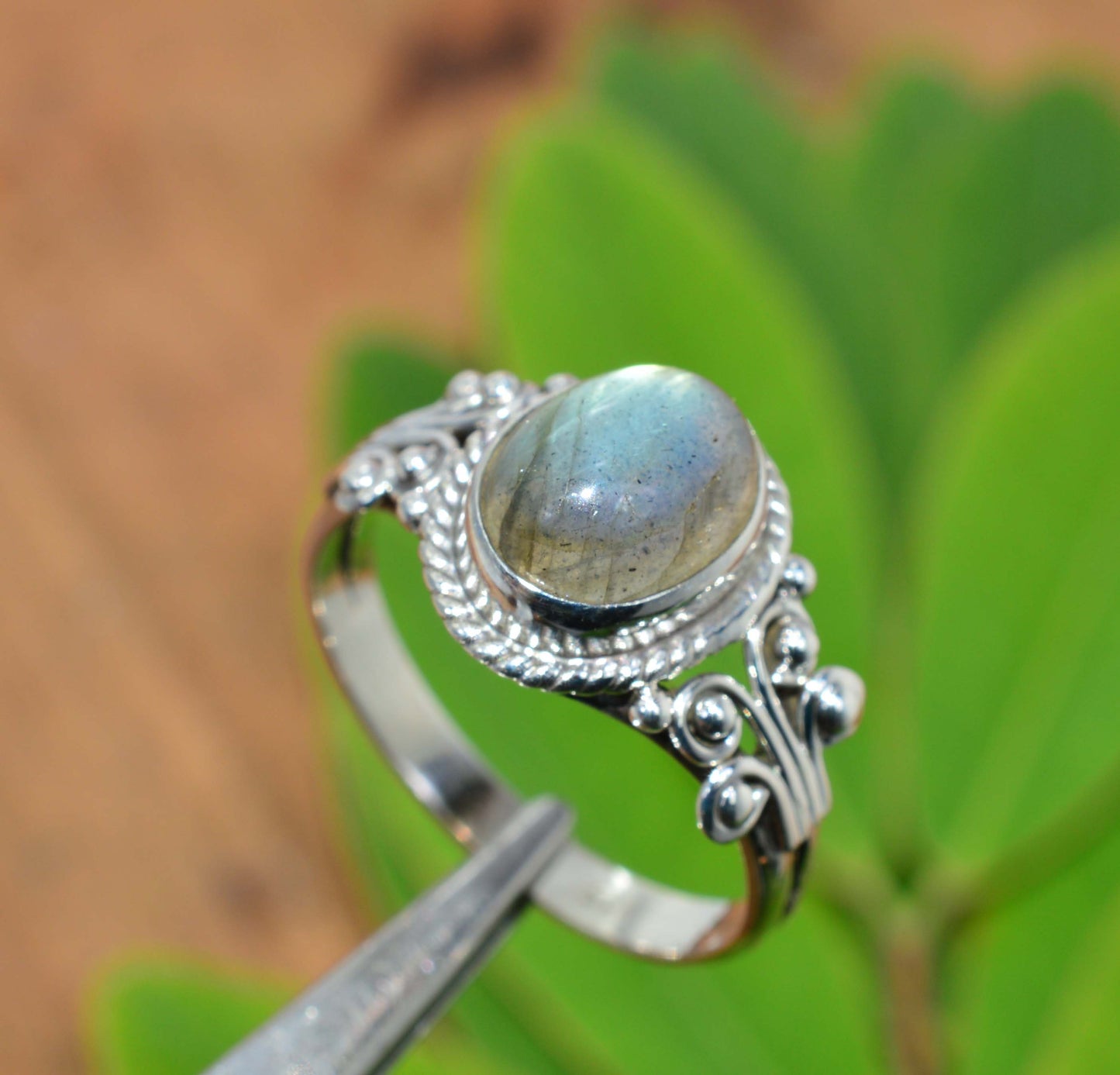 WHOLESALE 11PC 925 SOLID STERLING SILVER LABRADORITE RING LOT