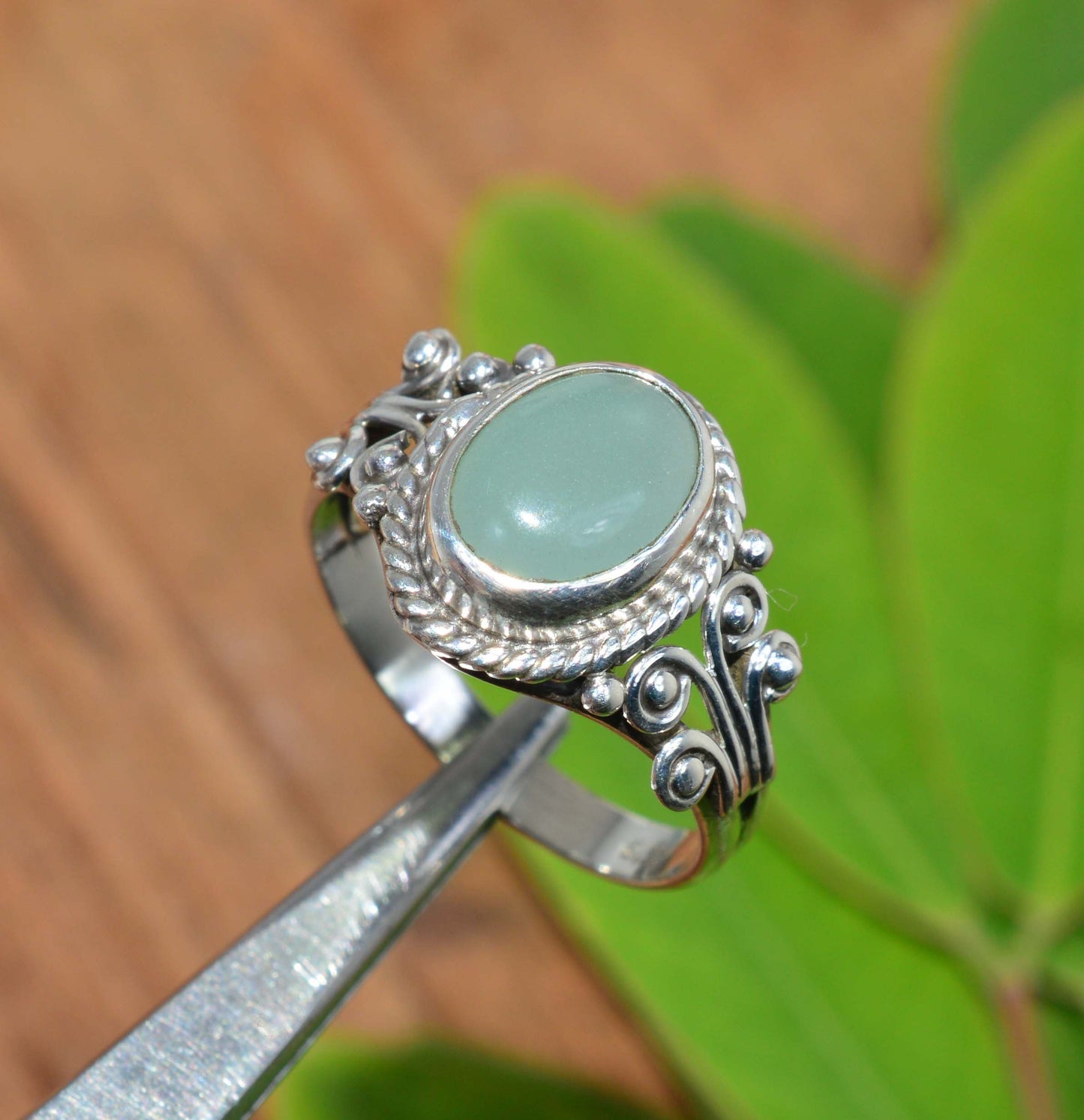 WHOLESALE 11PC 925 SOLID STERLING SILVER AQUA CHALCEDONY RING LOT