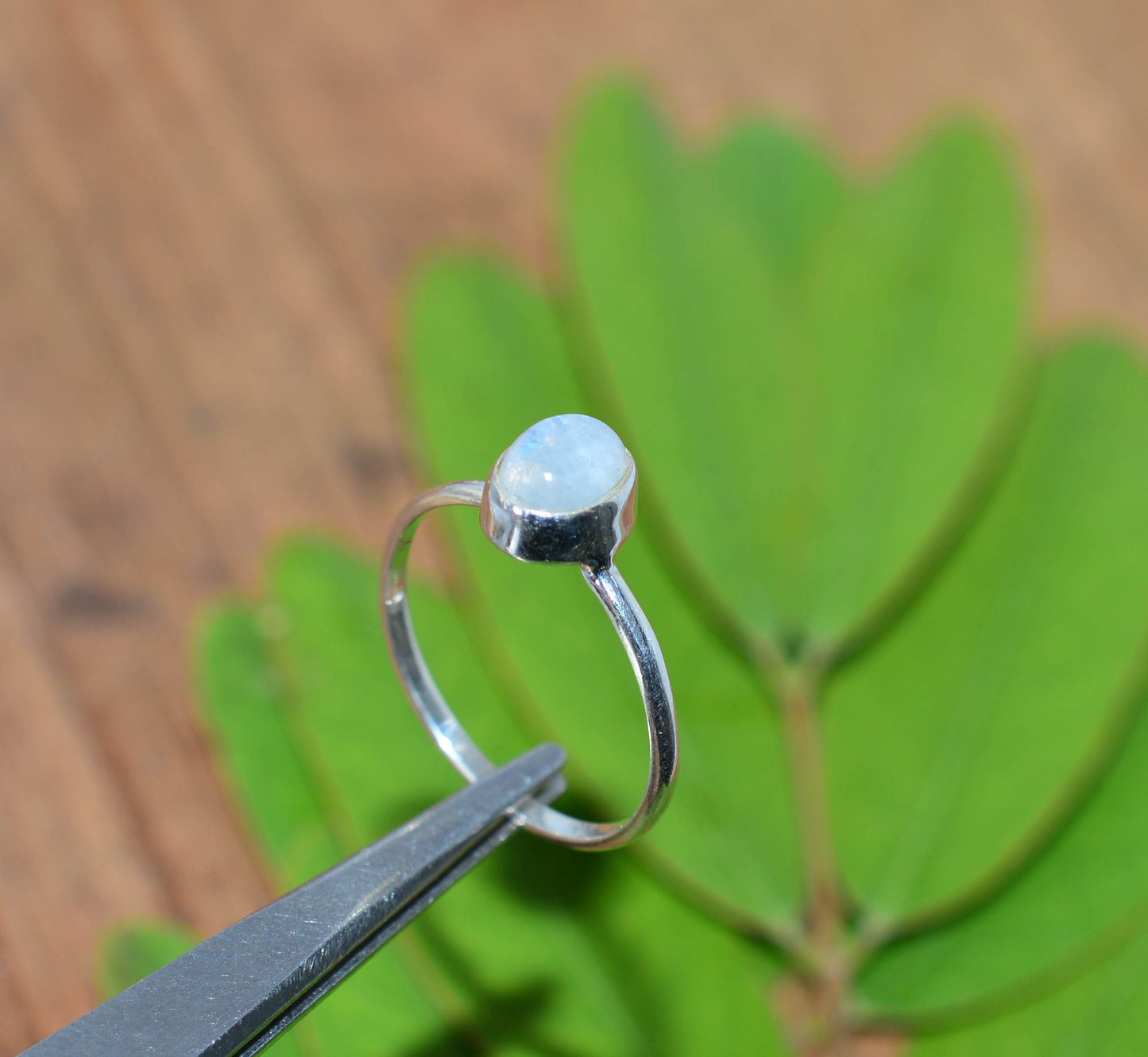 WHOLESALE 11PC 925 SOLID STERLING SILVER WHITE RAINBOW MOONSTONE RING LOT