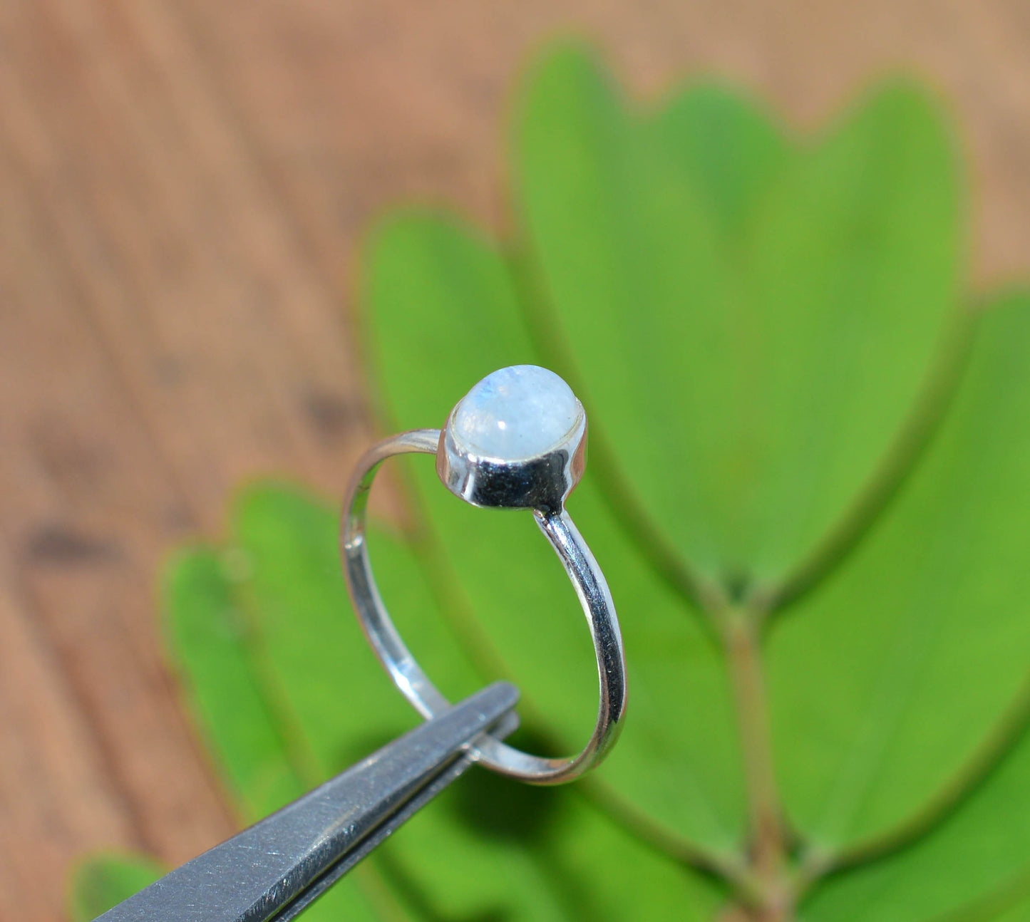 WHOLESALE 51PC 925 SOLID STERLING SILVER WHITE RAINBOW MOONSTONE RING LOT
