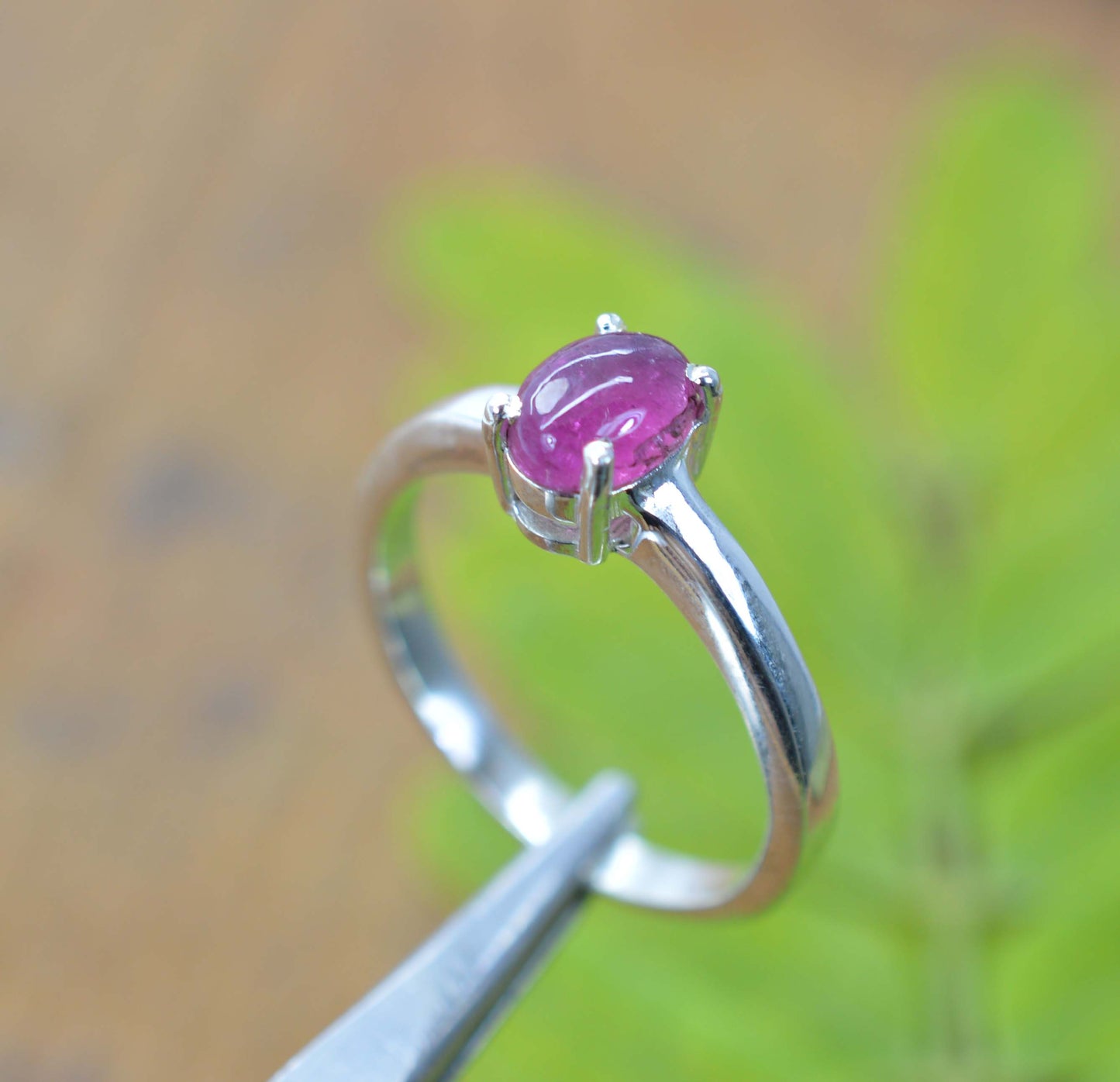 WHOLESALE 21PC 925 SOLID STERLING SILVER PINK TOURMALINE RING LOT