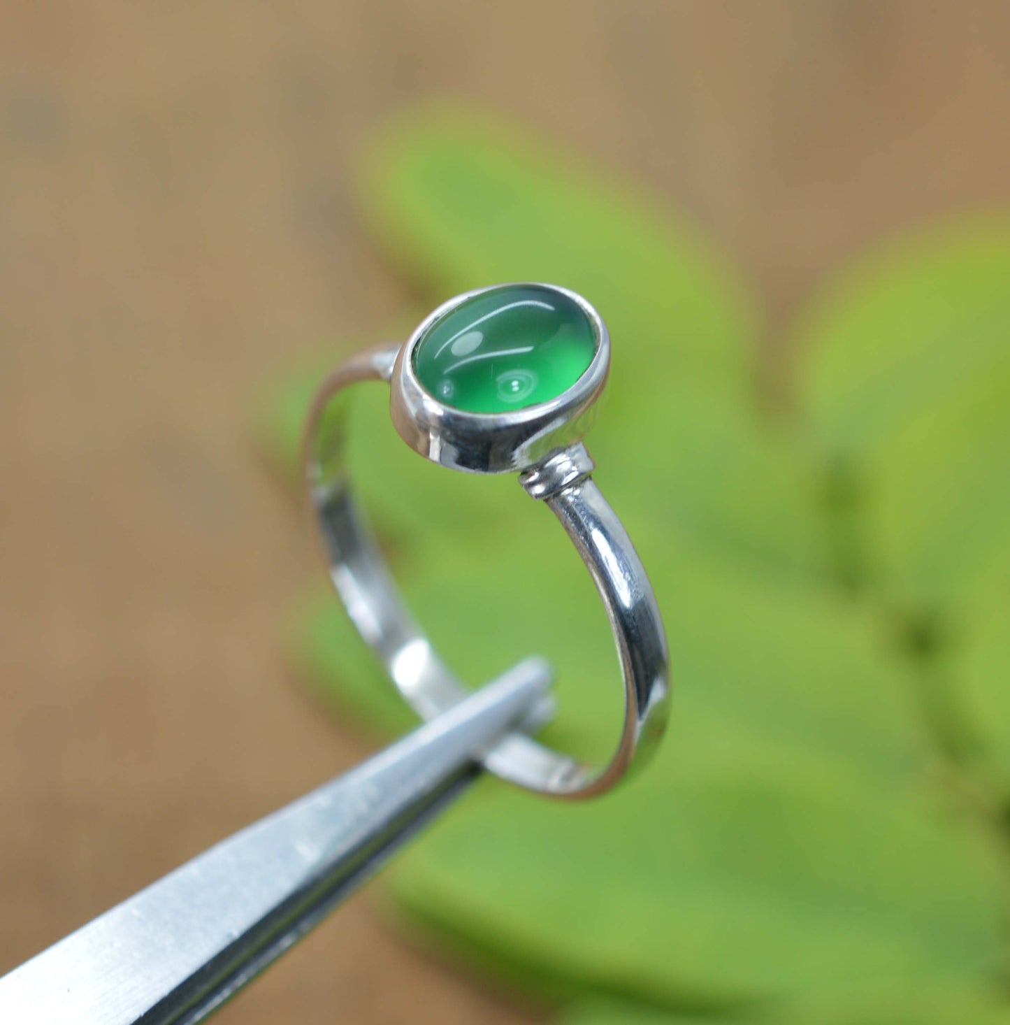 WHOLESALE 11PC 925 SOLID STERLING SILVER GREEN ONYX RING LOT