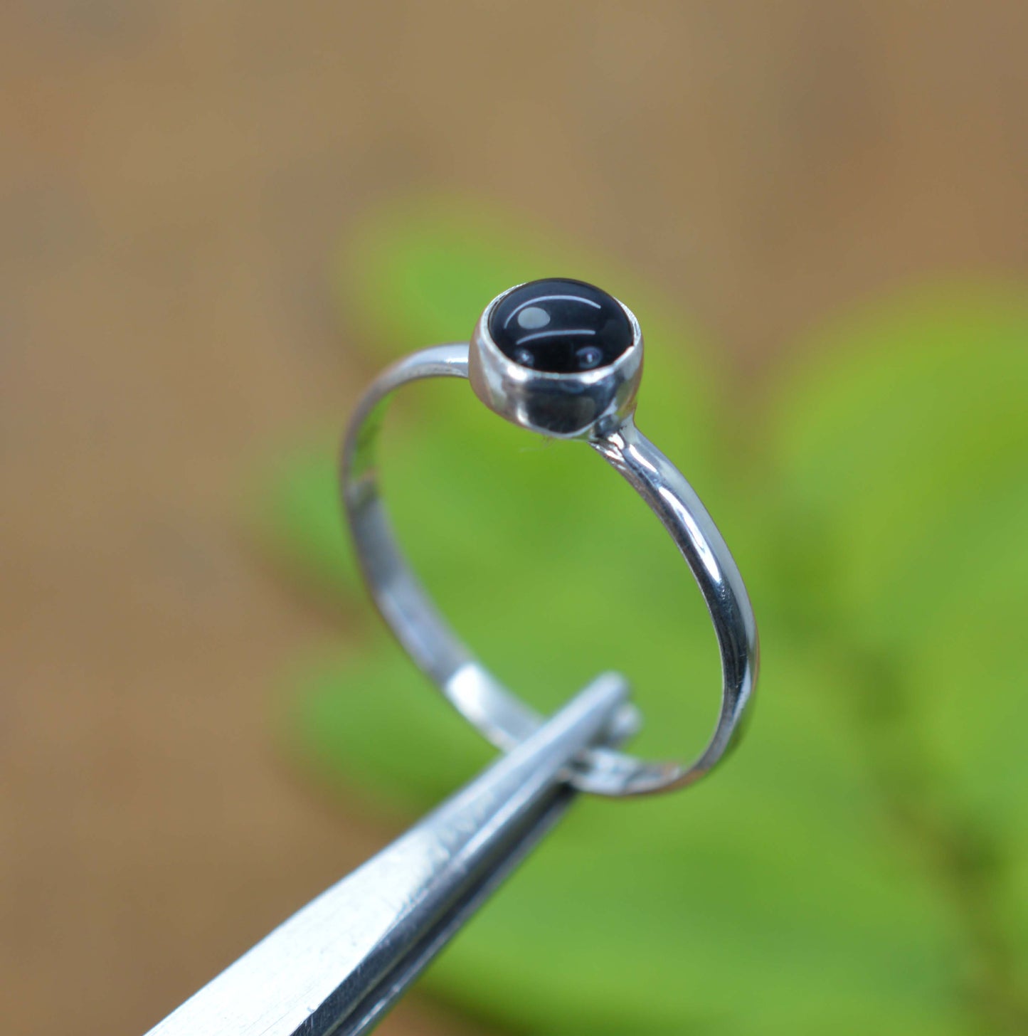 WHOLESALE 5PC 925 SOLID STERLING SILVER BLACK ONYX RING LOT
