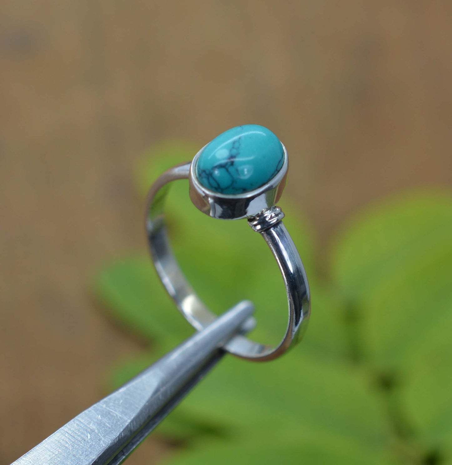 WHOLESALE 25PC 925 SOLID STERLING SILVER TURQUOISE RING LOT