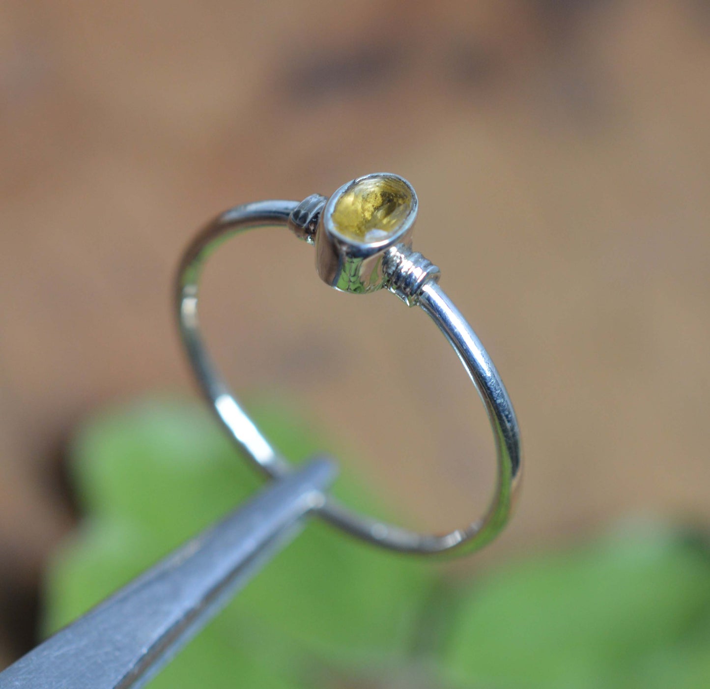 WHOLESALE 11PC 925 SOLID STERLING SILVER FACETED YELLOW CITRINE RING LOT