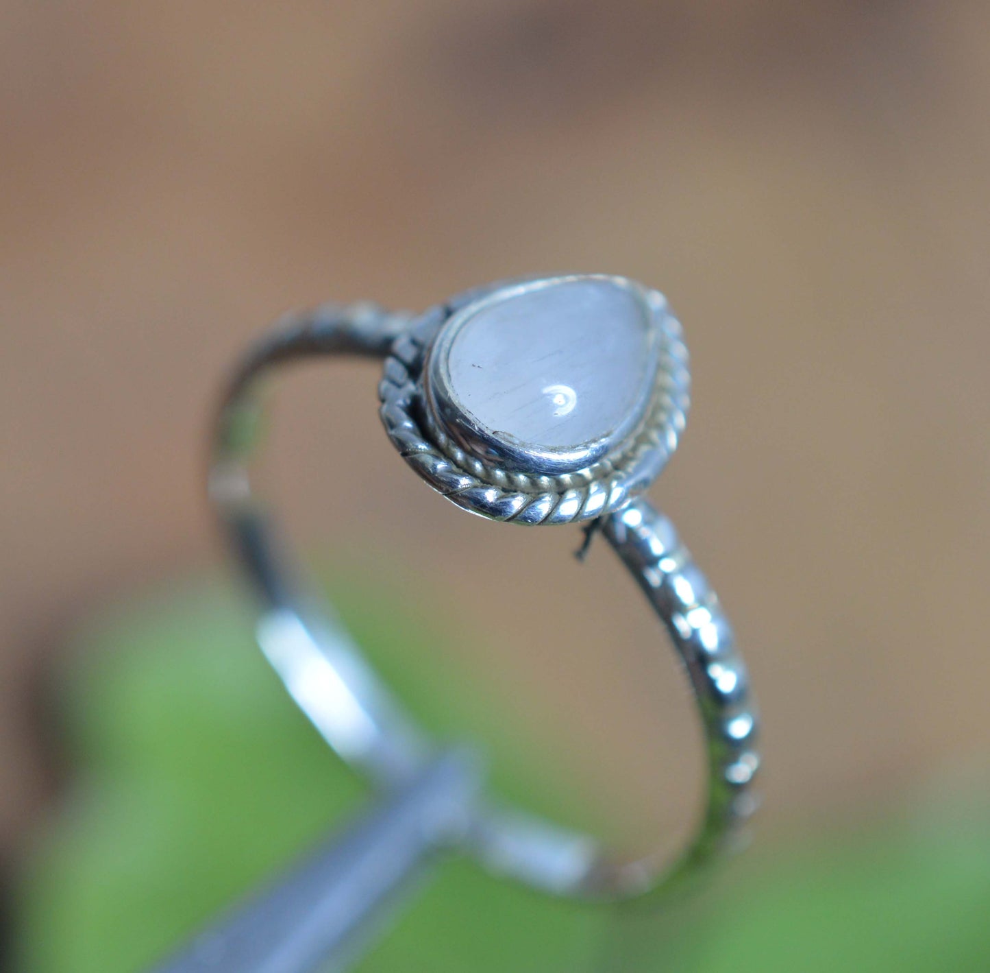 WHOLESALE 5PC 925 SOLID STERLING SILVER PINK ROSE QUARTZ RING LOT