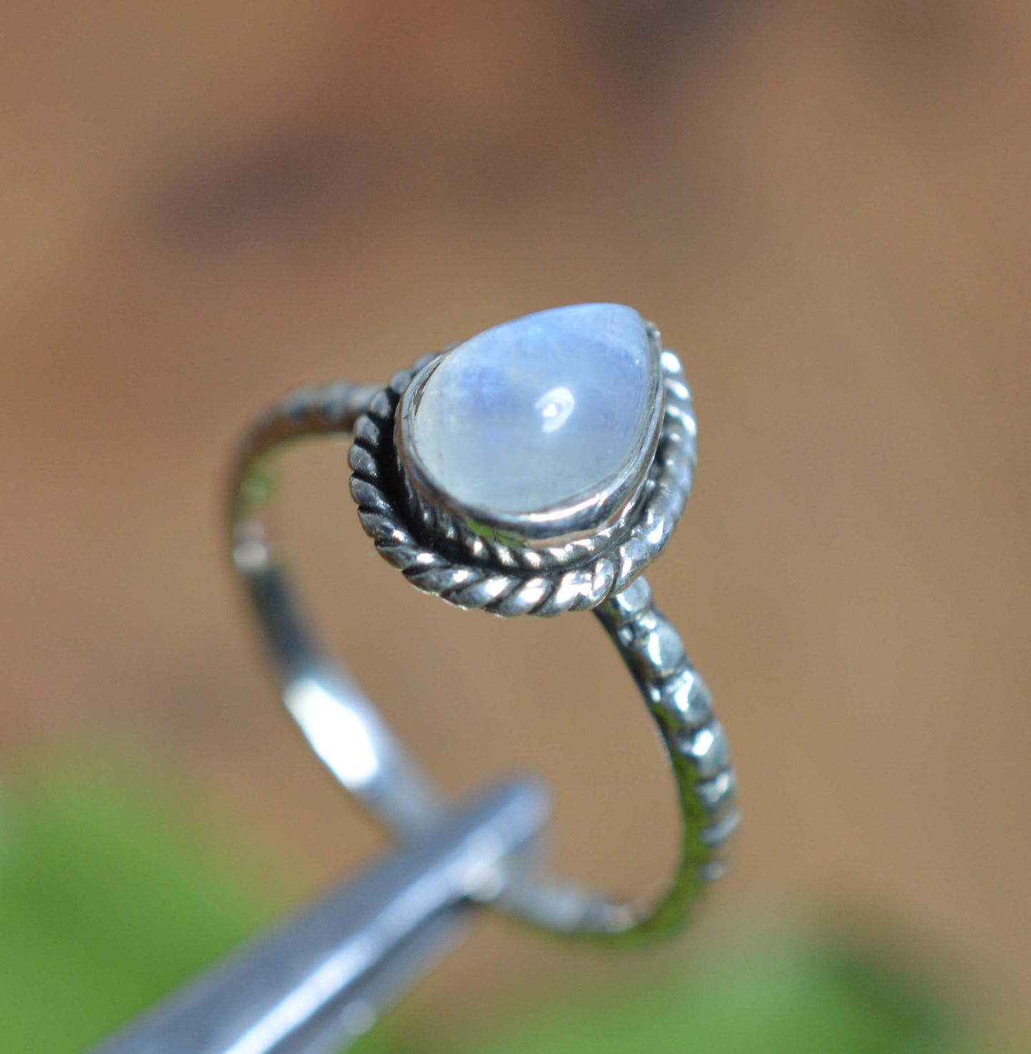 WHOLESALE 31PC 925 SOLID STERLING SILVER WHITE RAINBOW MOONSTONE RING LOT
