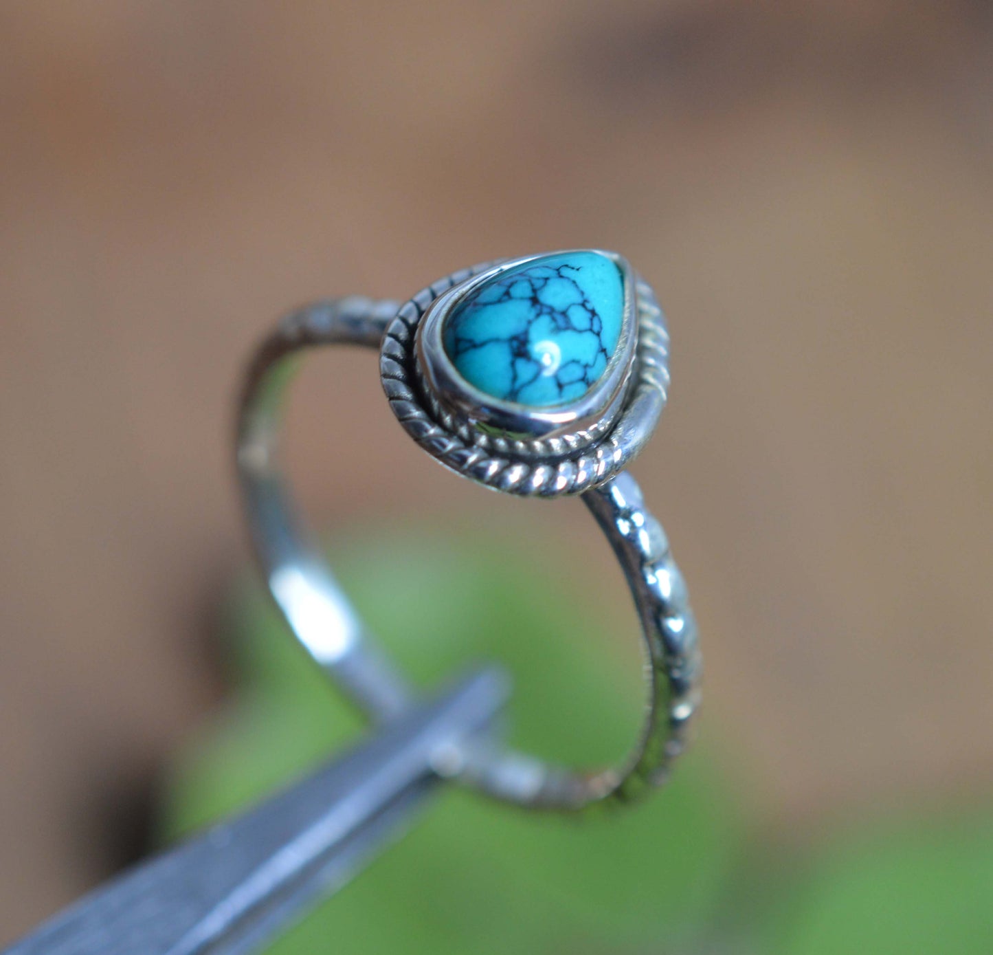 WHOLESALE 5PC 925 SOLID STERLING SILVER AQUA CHALCEDONY MIX STONE RING LOT