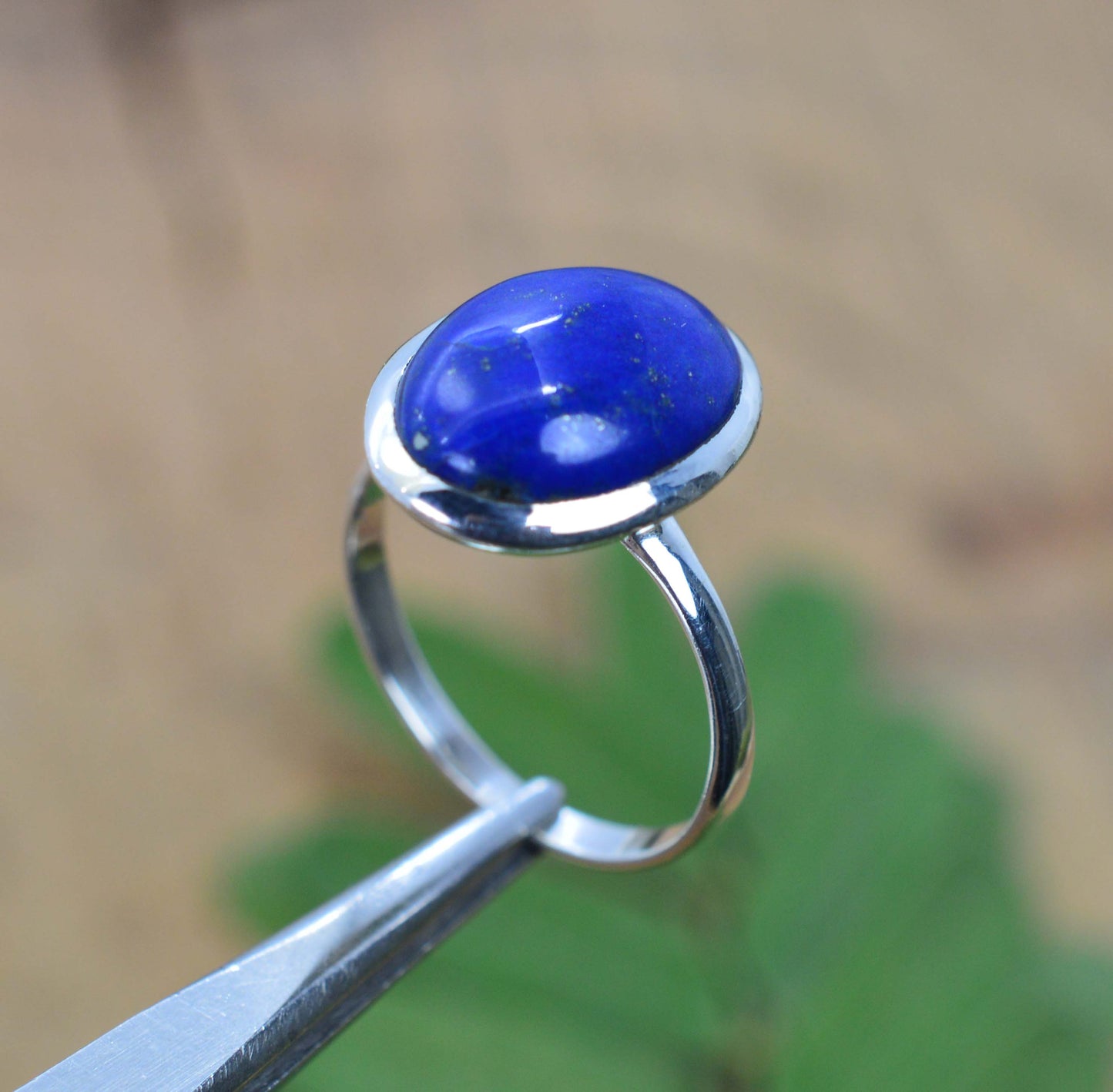 WHOLESALE 5PC 925 SOLID STERLING SILVER BLUE LAPIS LAZULI RING LOT